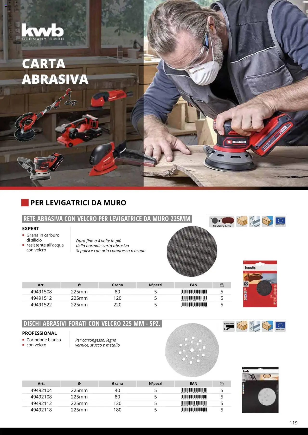 Volantino Einhell del 10.10.2025 | Pagina: 121 | Prodotti: Acqua, Stucco