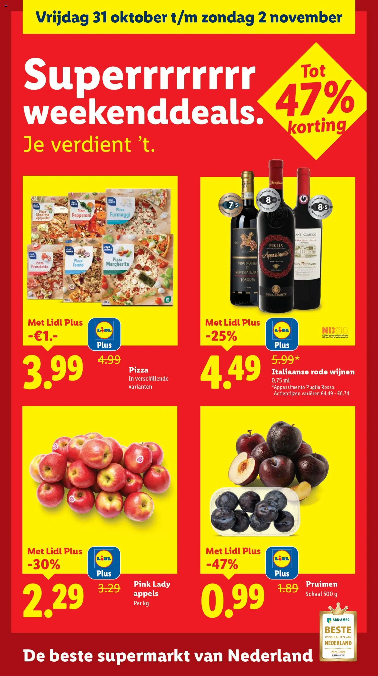 {H1} | Pagina: 39 | Producten: Pizza, Appels, Schaal