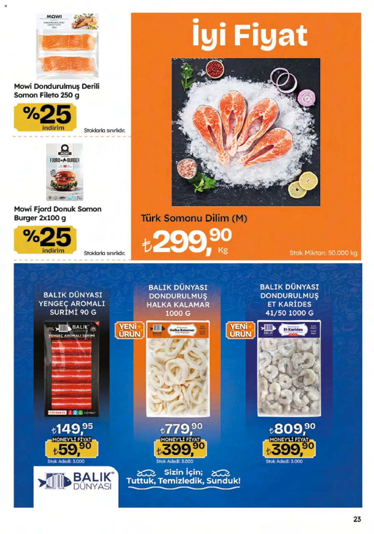 Migros Katalog - Migroskop - 26.02.2026 tarihinden itibaren geçerlidir | Sayfa: 23 | Ürünler: Balık, Somon fileto, Somon