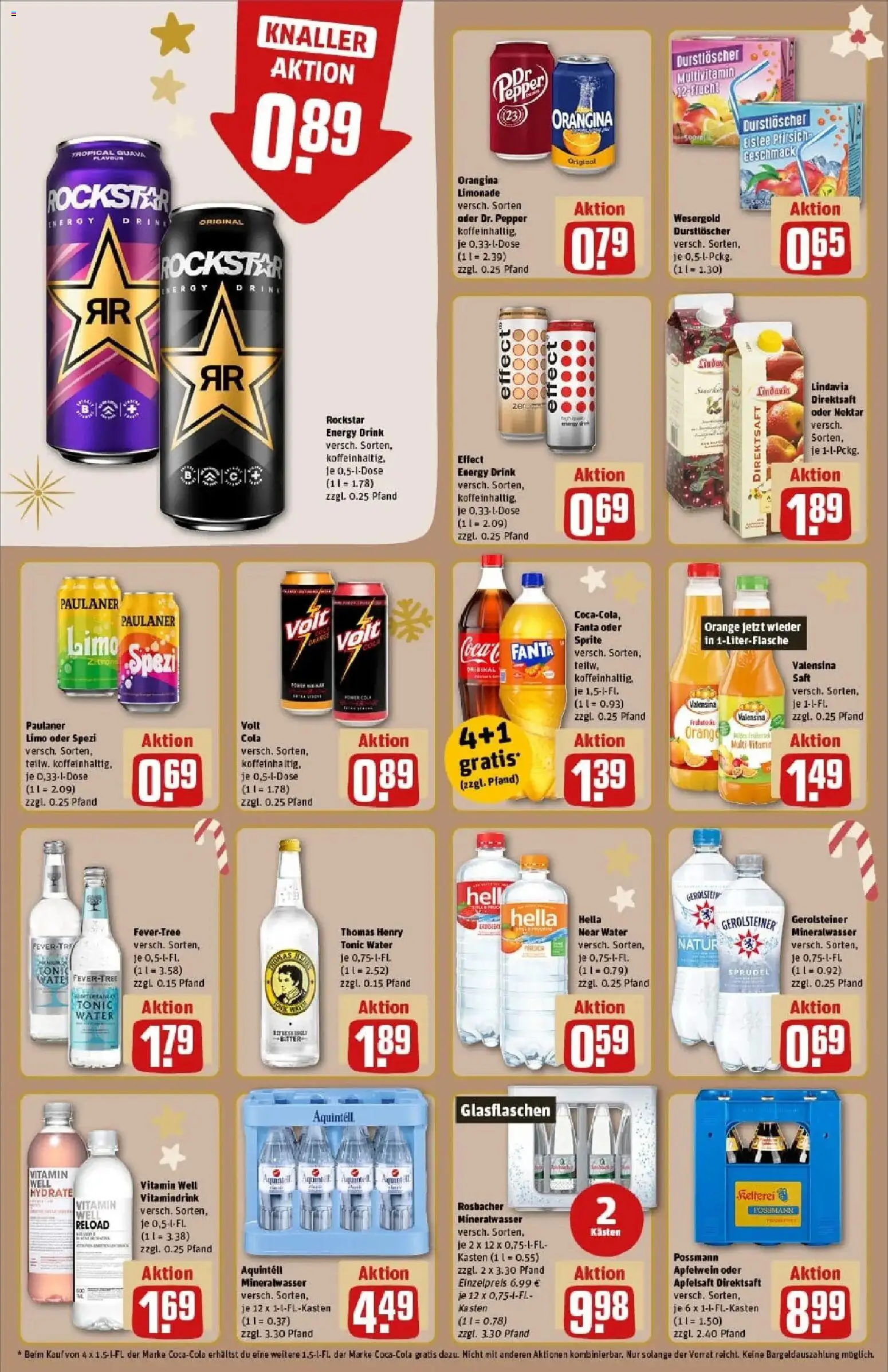 Rewe prospekt Stockstadt	 – gültig ab 23.11.2025 | Seite: 22 | Produkte: Sprite, Energy, Paulaner, Gerolsteiner