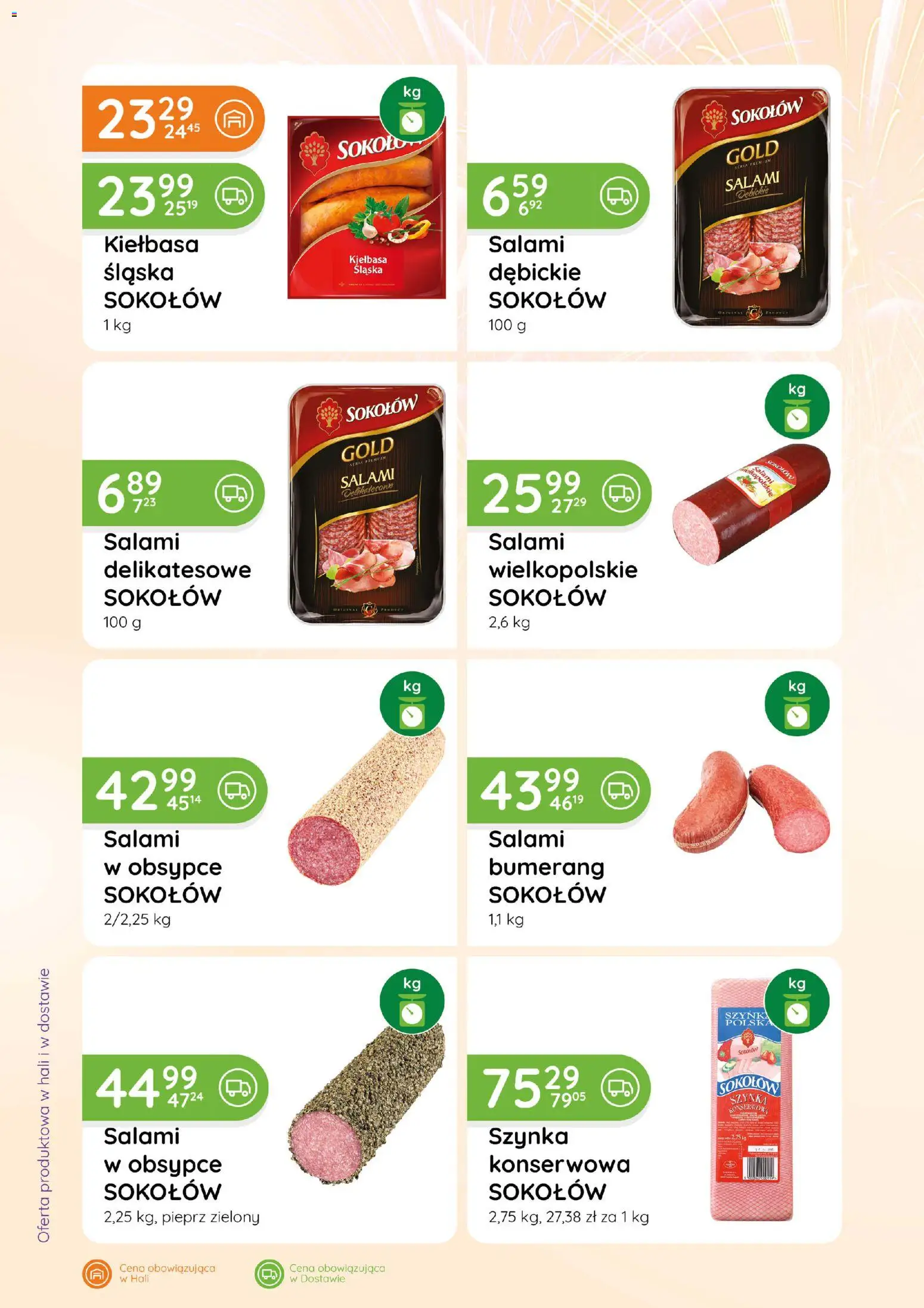 Eurocash Gazetka - Katalog Wędliny od 01.01.2026 | Strona: 32 | Produkty: Kiełbasa, Szynka, Salami, Pieprz