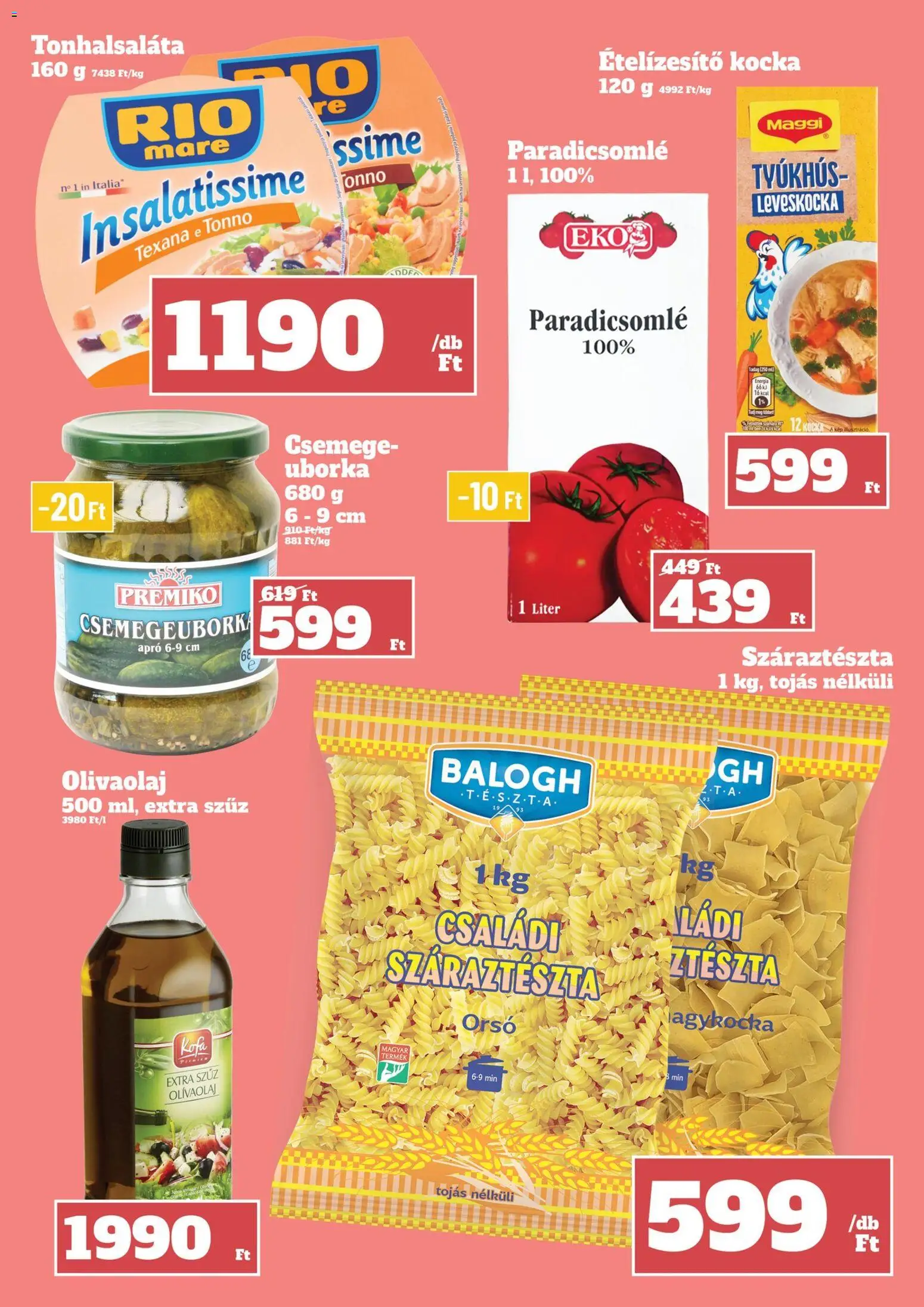 Family Diszkont akciós ujság - amely érvényes a következő dátumtól: 05.03.2026 | Oldal: 12 | Termékek: Maggi, Száraztészta, Ételízesítő, Olívaolaj