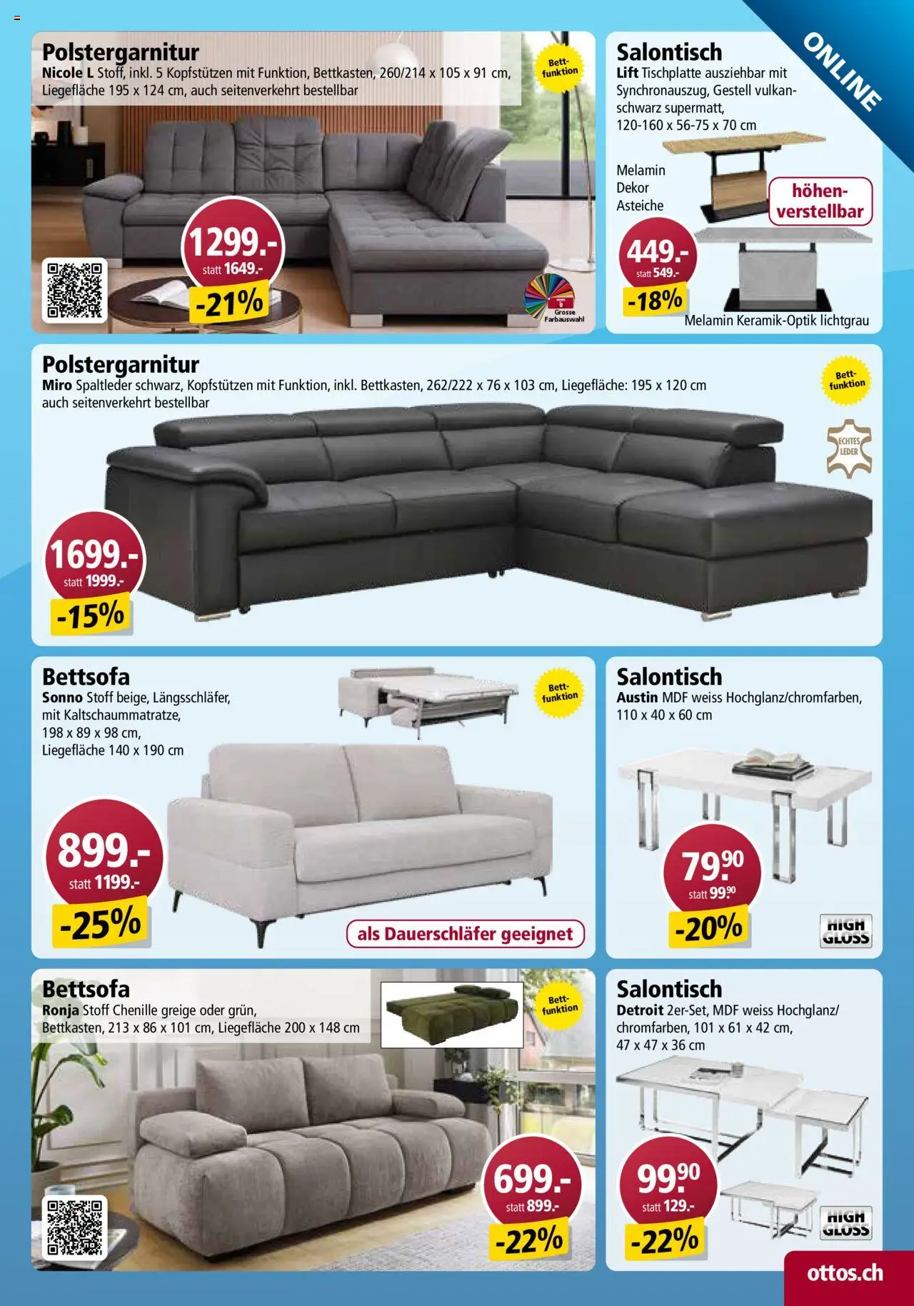 Otto's Aktionen Online Katalog ab 25.08.2025 | Seite: 29 | Produkte: Bett