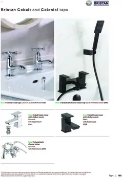 Preview of B&Q - Bathrooms valid from 16.12.2025 | Page: 185 | Products: Bath, Shower, Mixer