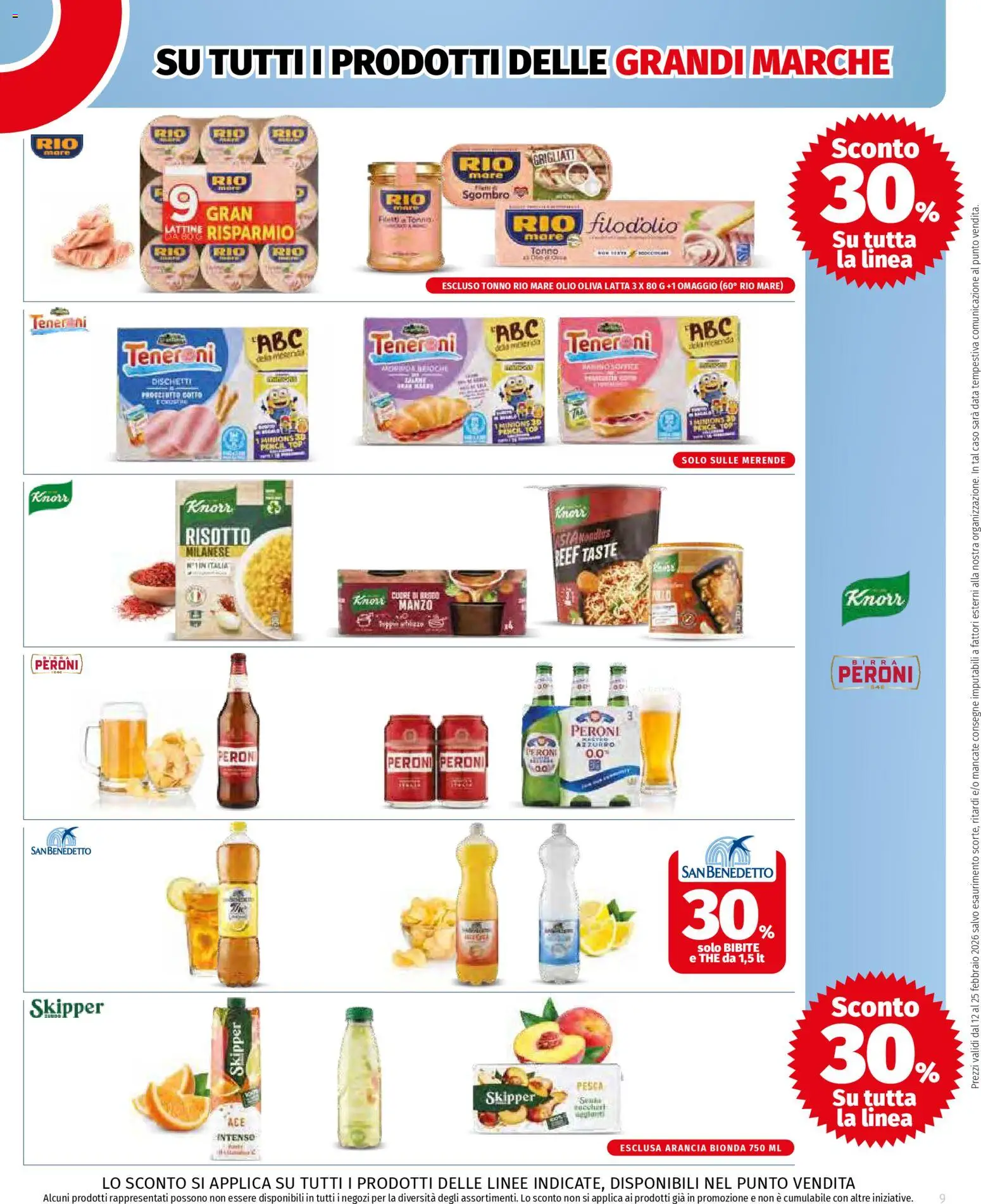 Volantino COOP del 12.02.2026 | Pagina: 9 | Prodotti: Manzo, The, Bibite, Sgombro