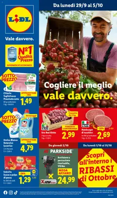 Anteprima del volantino Volantino Lidl	 valido a partire dal 29.09.2025