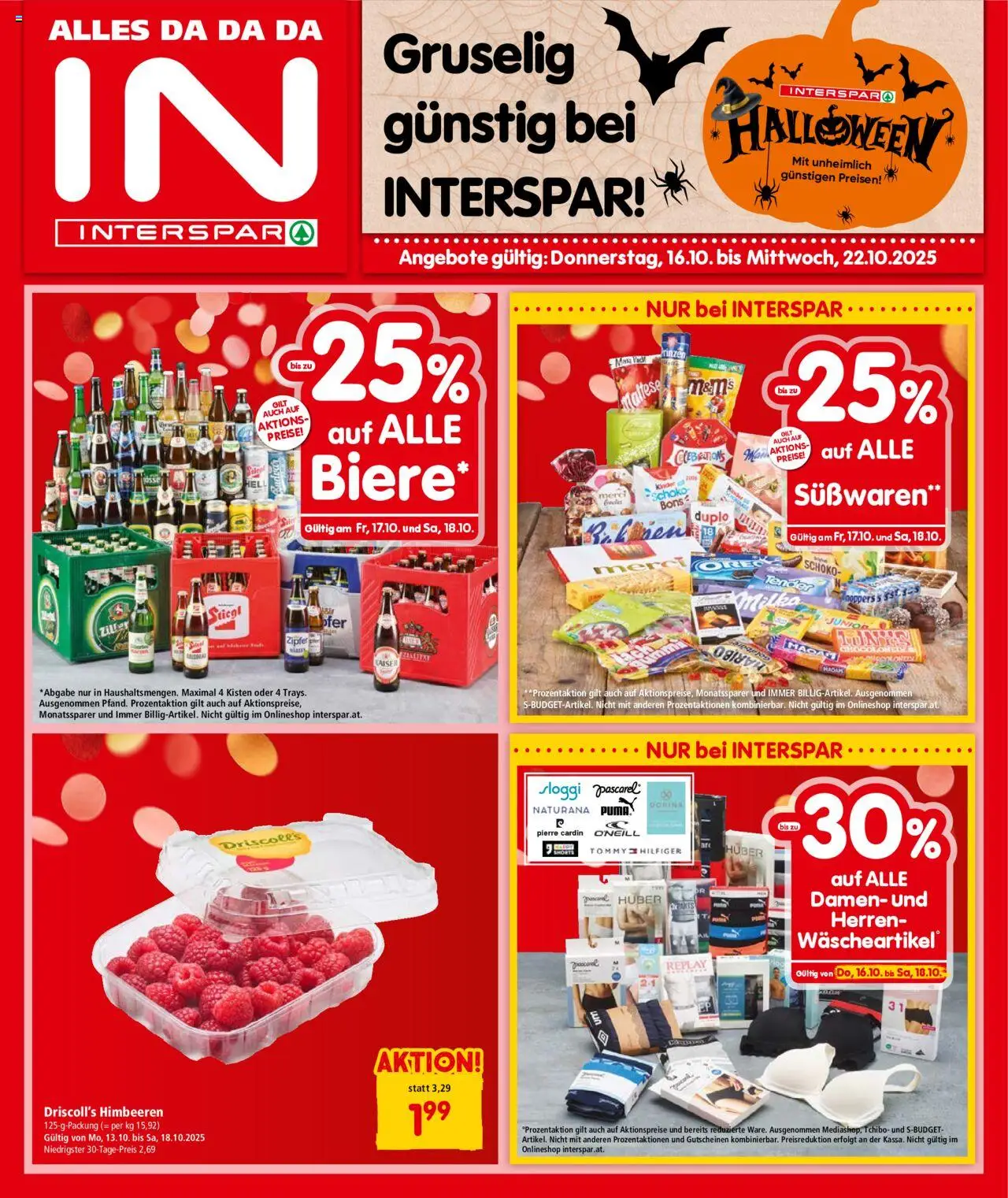 Interspar Flugblatt - Tirol gültig ab 16.10.2025 | Seite: 1