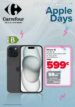 Vista previa Carrefour Apple Days válido desde el 12.03.2026