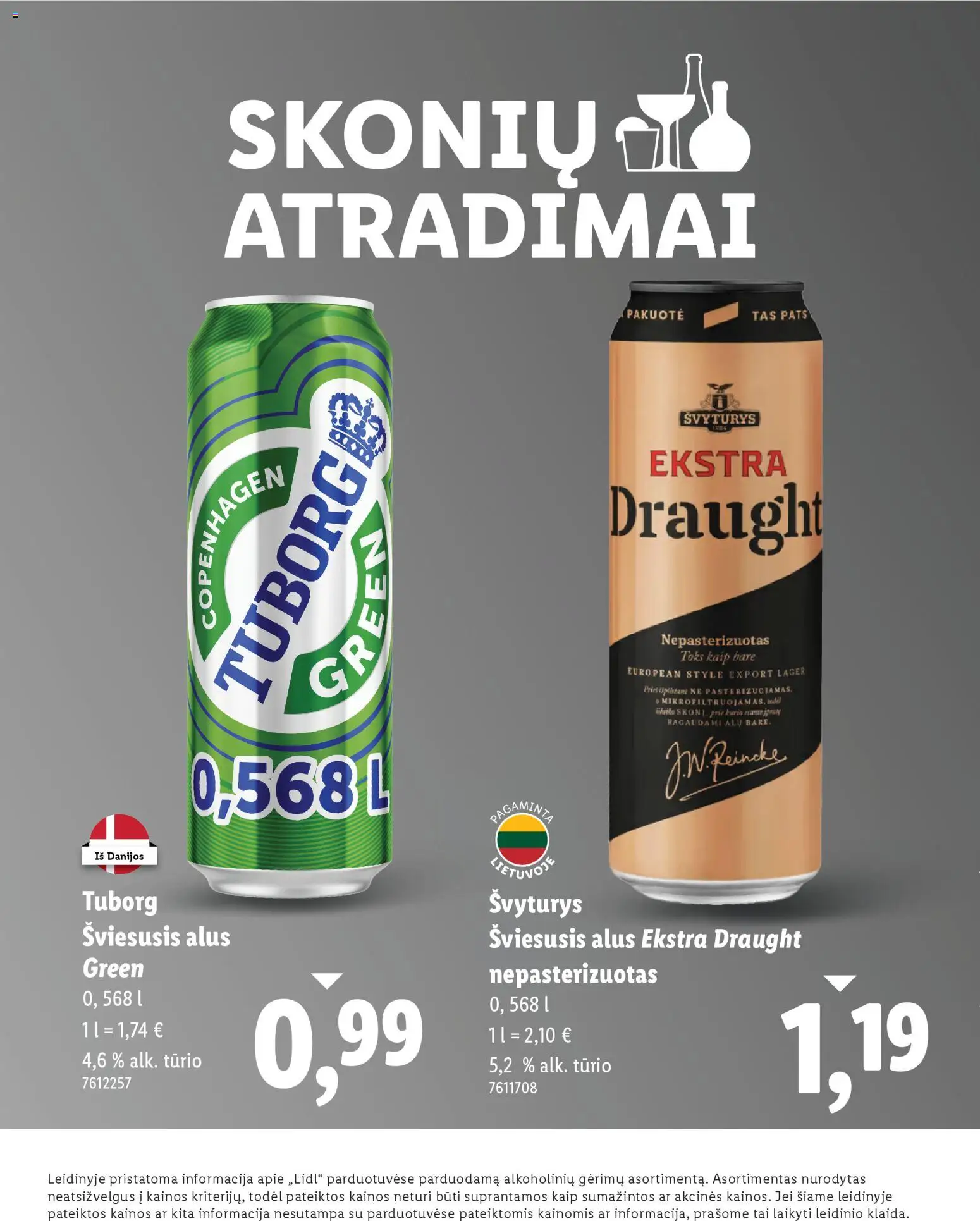 LIDL akcijos nuo 07.12.2025 | Puslapis: 12 | Prekių: Alus