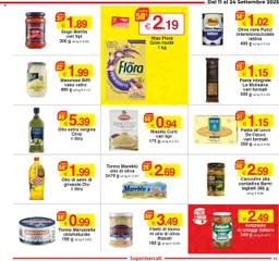 Volantino Sì con Te del 11.09.2025 | Pagina: 15 | Prodotti: Tagliatelle, Olive, Tonno, Olio extra vergine