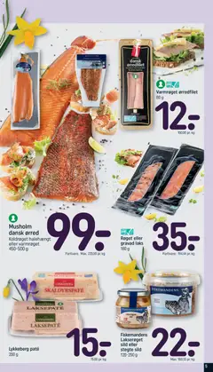 Fiskemandens Lakserøget sild eller stegte sild, 120-250 g gyldig fra 28.03.2026 | Side: 5 | Produkter: Paté, Sild