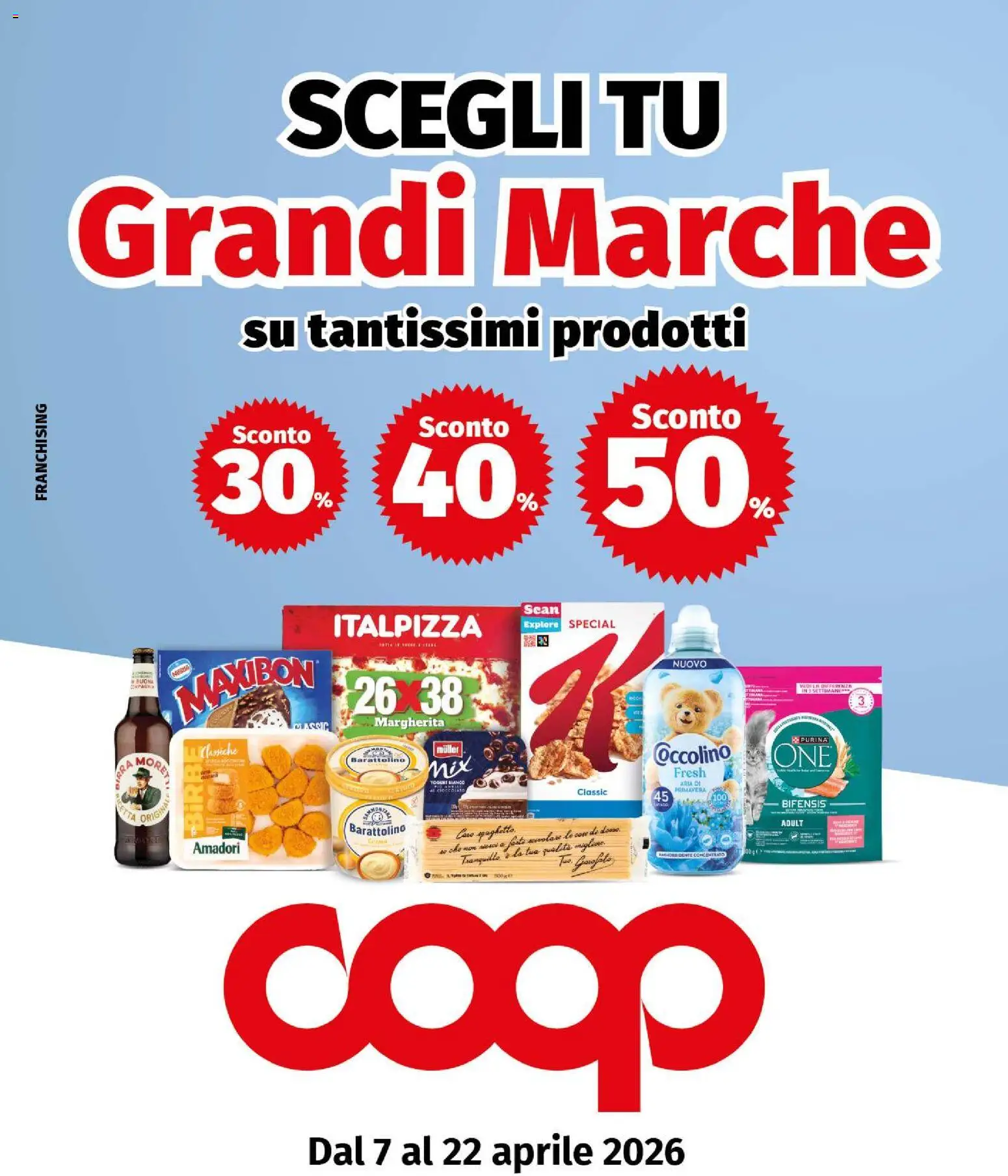 Volantino COOP del 07.04.2026 | Pagina: 1 | Prodotti: Yogurt, Ammorbidente