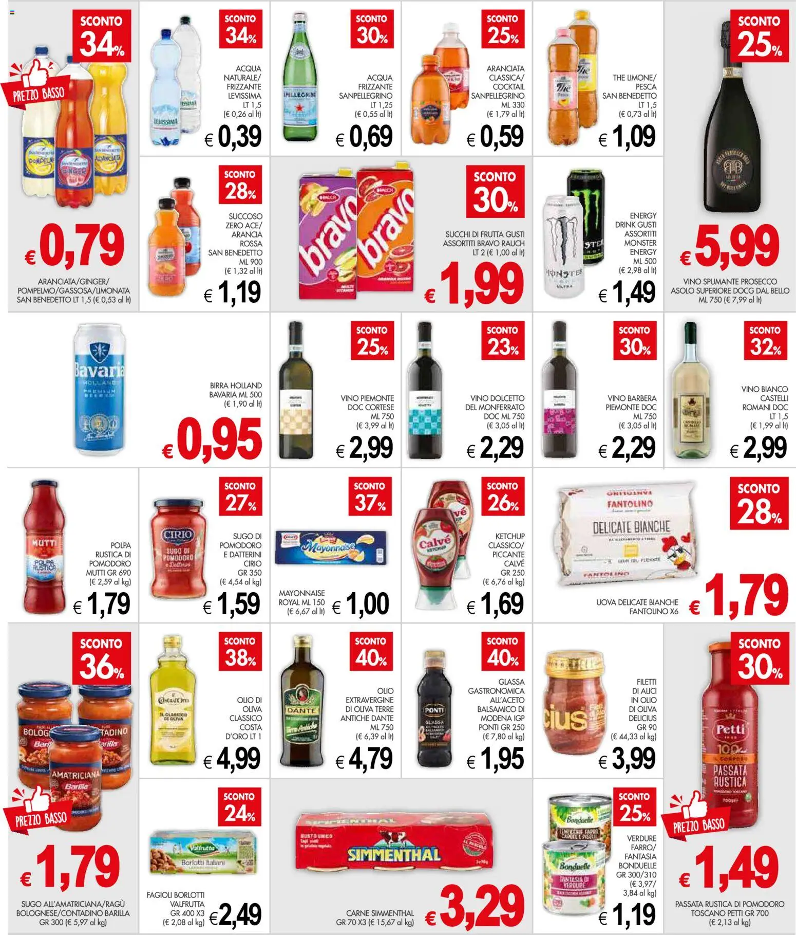 Volantino Presto Fresco del 02.03.2026 | Pagina: 6 | Prodotti: Prosecco, Olio, Arancia, Glassa