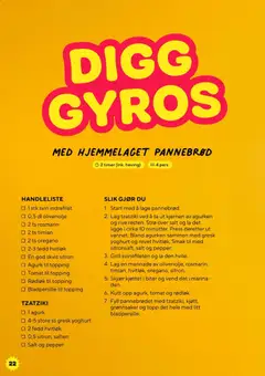 Forhåndsvisning av Grillfest hos Bunnpris gyldig fra 25.04.2026 | Side: 22