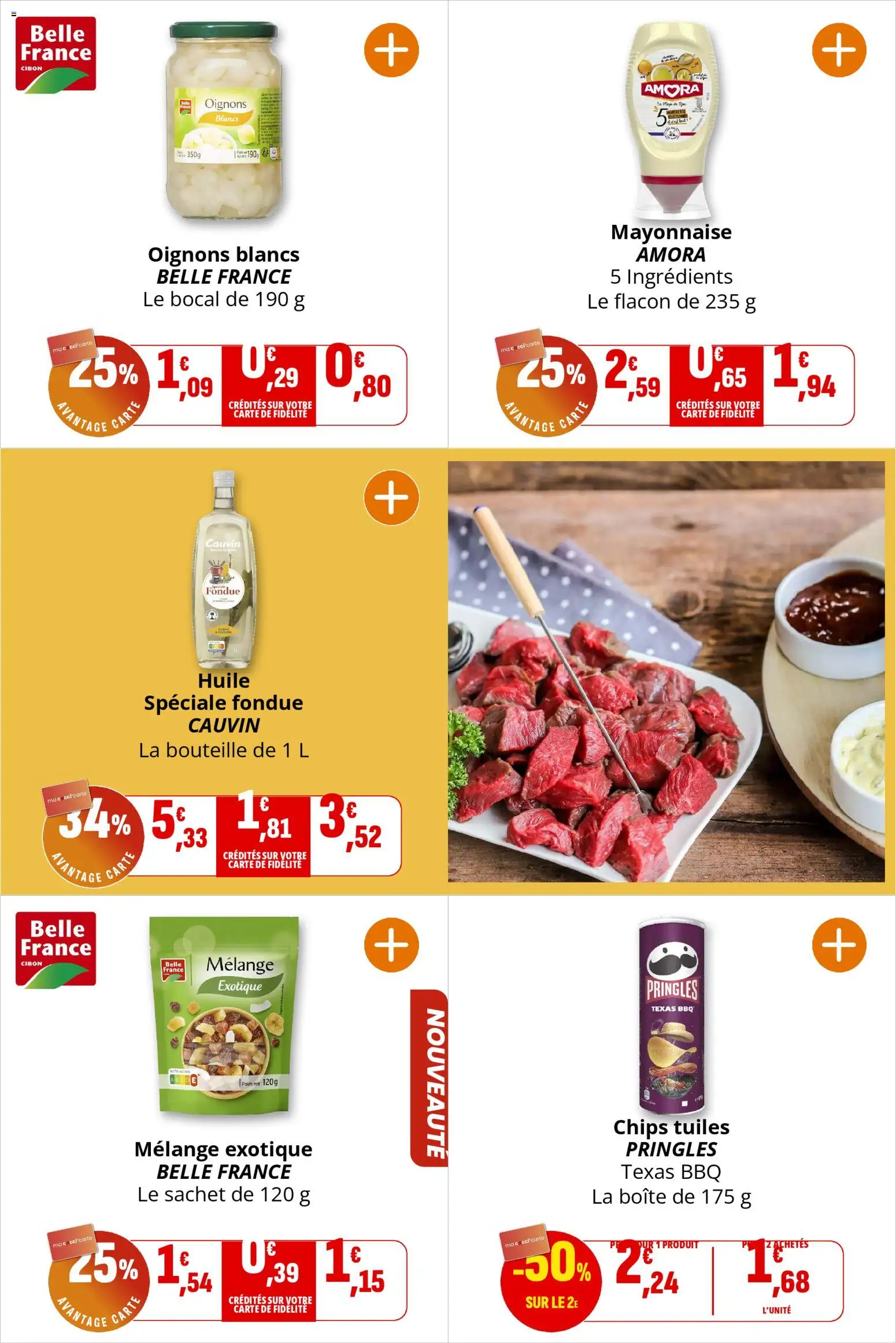 {H1} | Page: 33 | Produits: Poids, Mayonnaise, Oignons, Chips