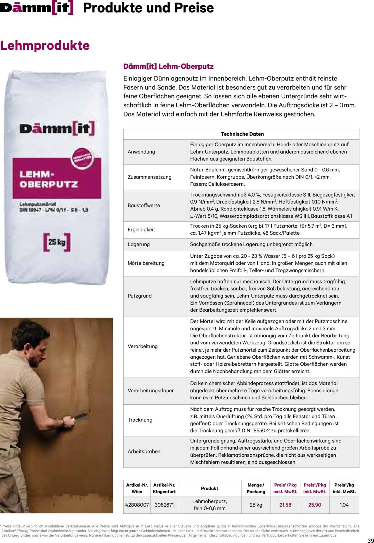 Lagerhaus Dämm[it] Katalog 2025 gültig ab 08.01.2025 | Seite: 39 | Produkte: Wasser
