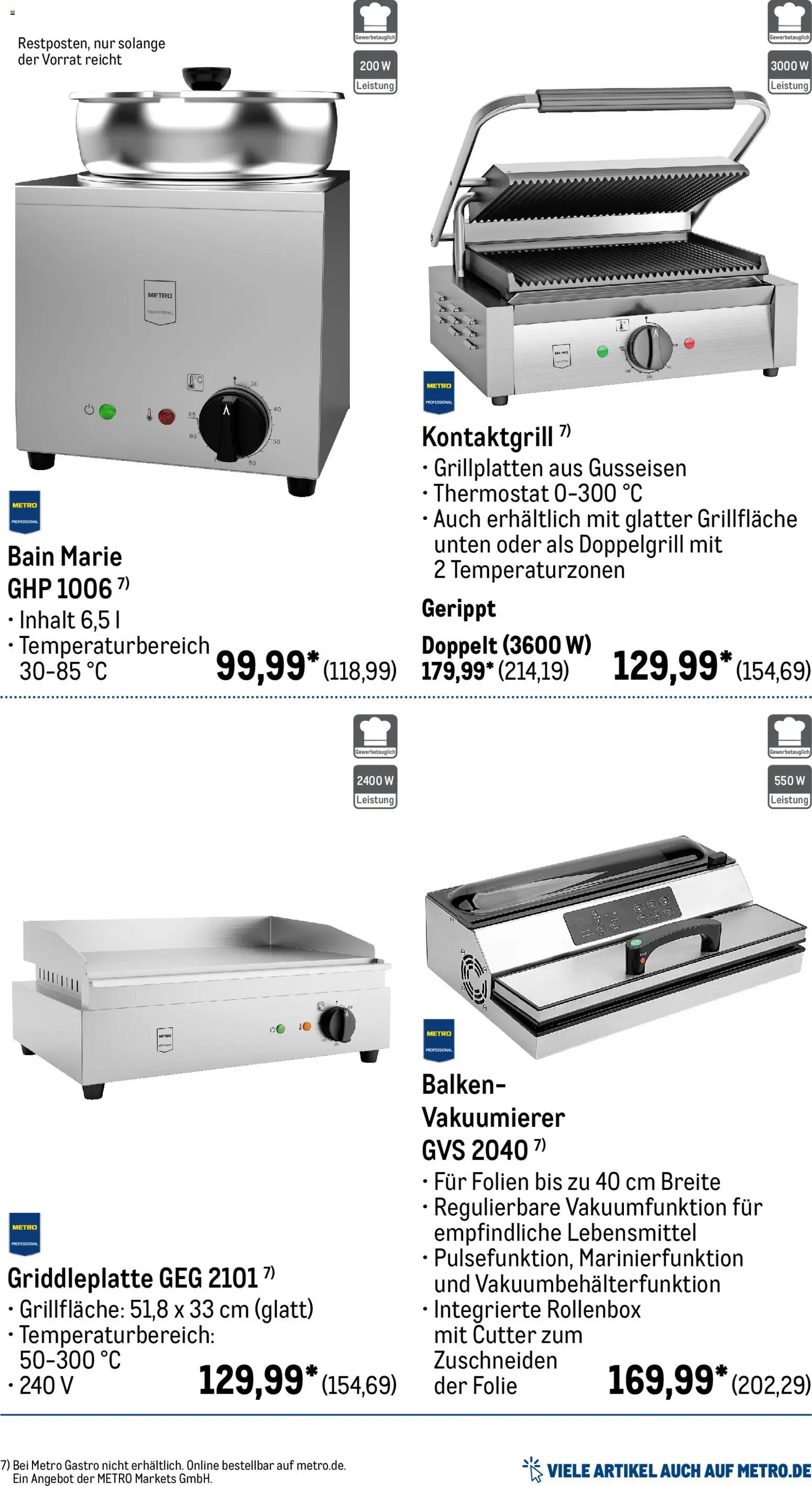 Metro Monats-Menü – gültig ab 01.03.2026 | Seite: 37 | Produkte: Cutter, Vakuumierer