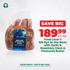 Food Lover's Market specials catalogue – valid from 08.12.2025 | Page: 6 | Products: Butter, Beef, Garlic
