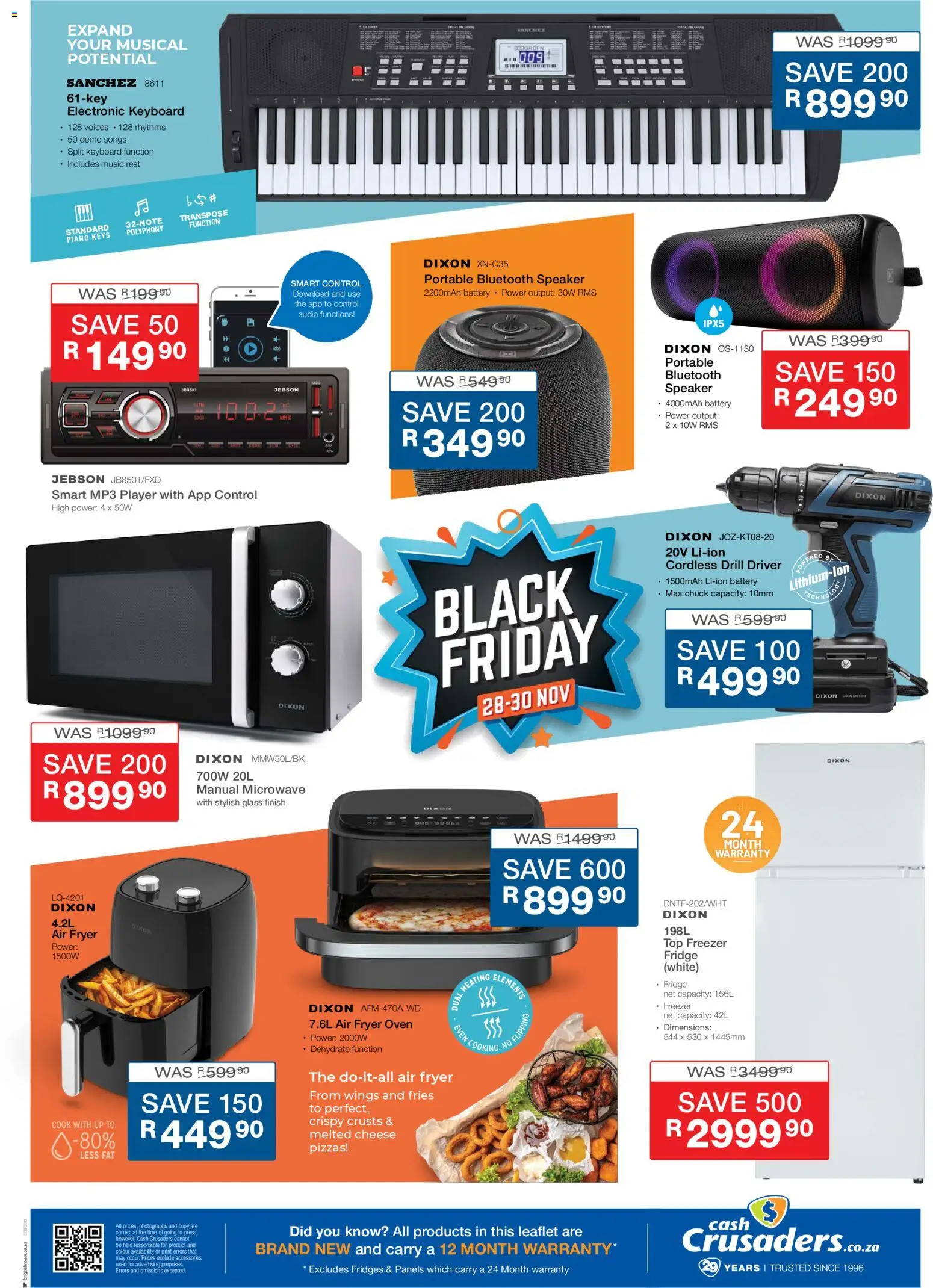 New Cash Crusaders catalogue – valid from 28.11.2025 | Page: 2 | Products: MP3, Drill, Battery, Cheese