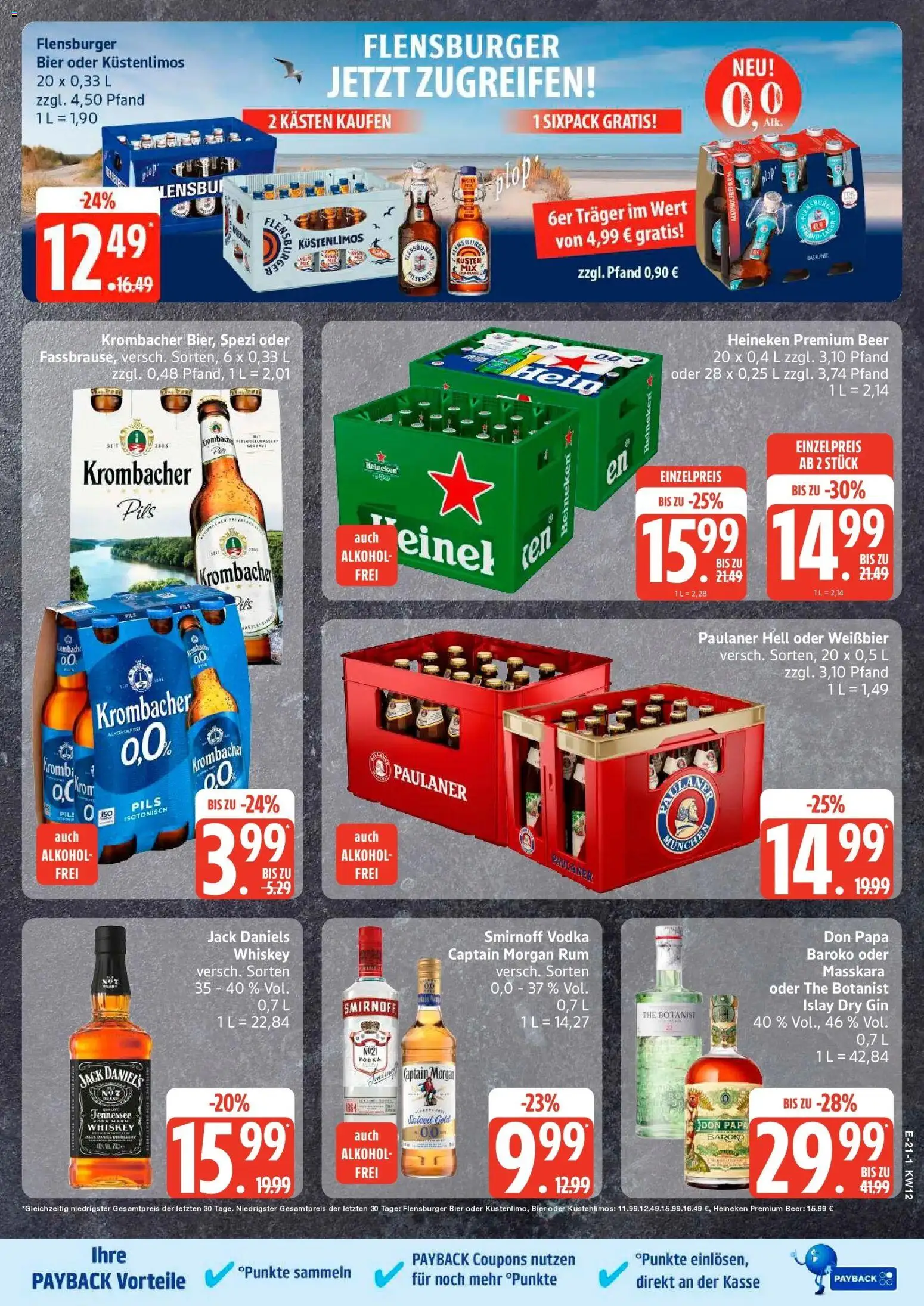 Angebote – gültig ab 16.03.2026 | Seite: 25 | Produkte: Bier, Weißbier, Jack Daniel's, Heineken