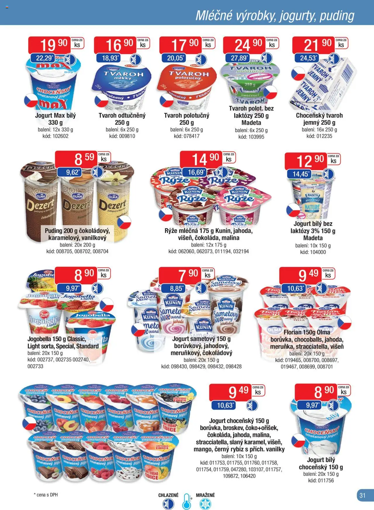 Astur & Qanto leták - Velkoobchod fresh 06/2025 od 01.06.2025 | Strana: 31 | Produkty: Smetanový jogurt, Jogurt, Čokoláda, Cottage