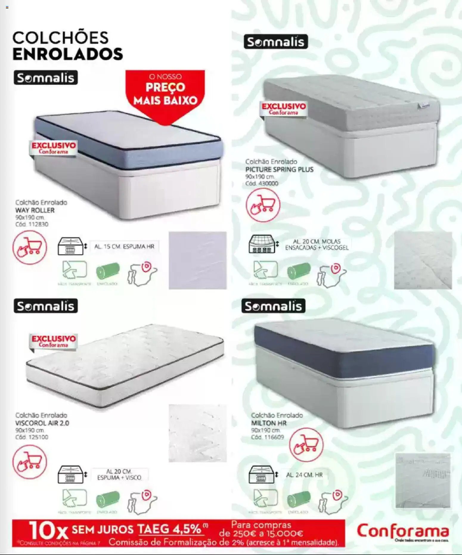 Conforama Camitis │ válido de 05.02.2026 | Página: 71 | Produtos: Colchões, Colchão