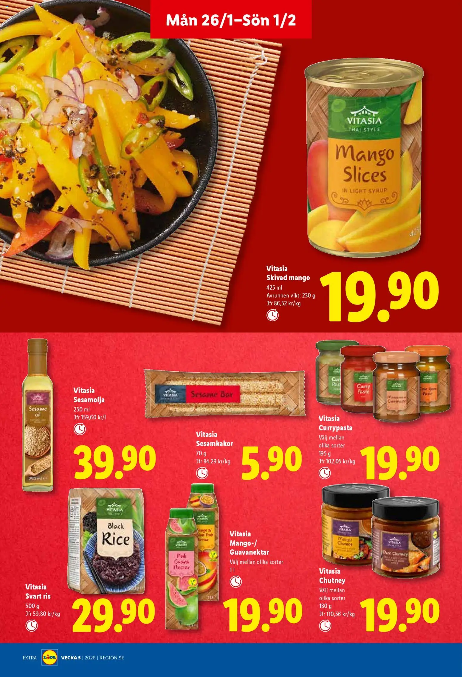 Lidl reklamblad aktuell från 26.01.2026 | Sida: 10 | Produkter: Ris, Mango