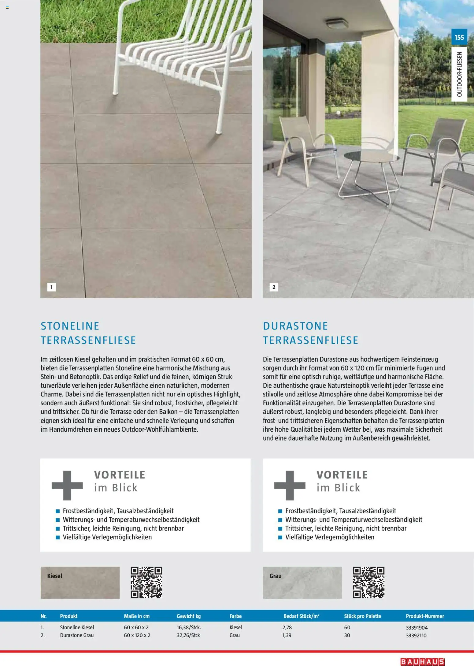 Bauhaus Gartenbaumaterialien gültig ab 01.04.2026 | Seite: 155 | Produkte: Gewicht