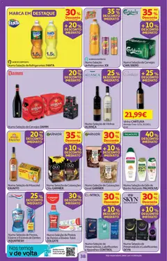 Pré-visualização Auchan folheto válido de 16.04.2026 | Página: 38 | Produtos: Preservativos, Aliança, Banho, Vinho