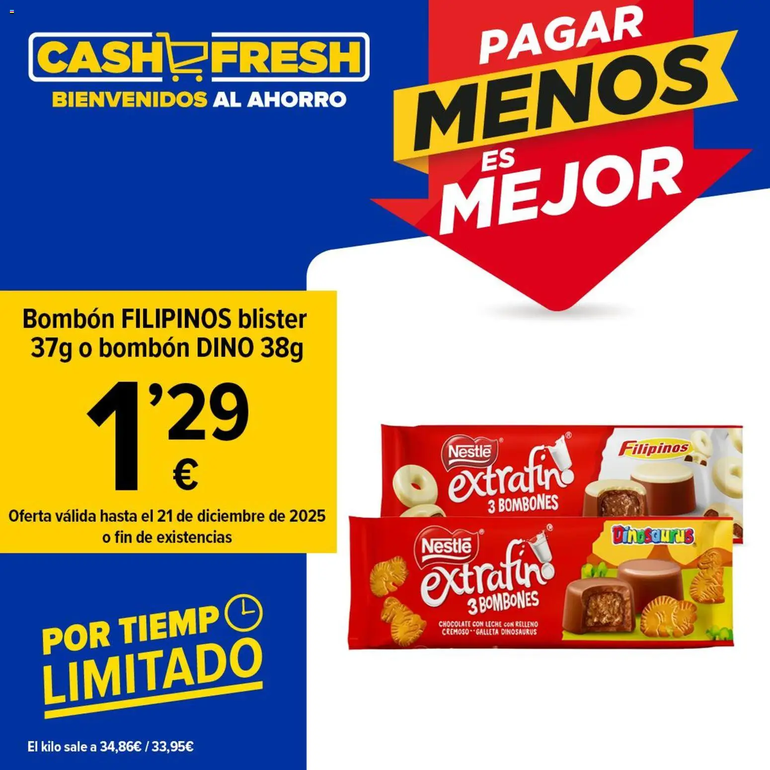 Cash Fresh folleto │ válido desde el 15.12.2025 | Página: 1 | Productos: Leche, Chocolate, Chocolate con leche