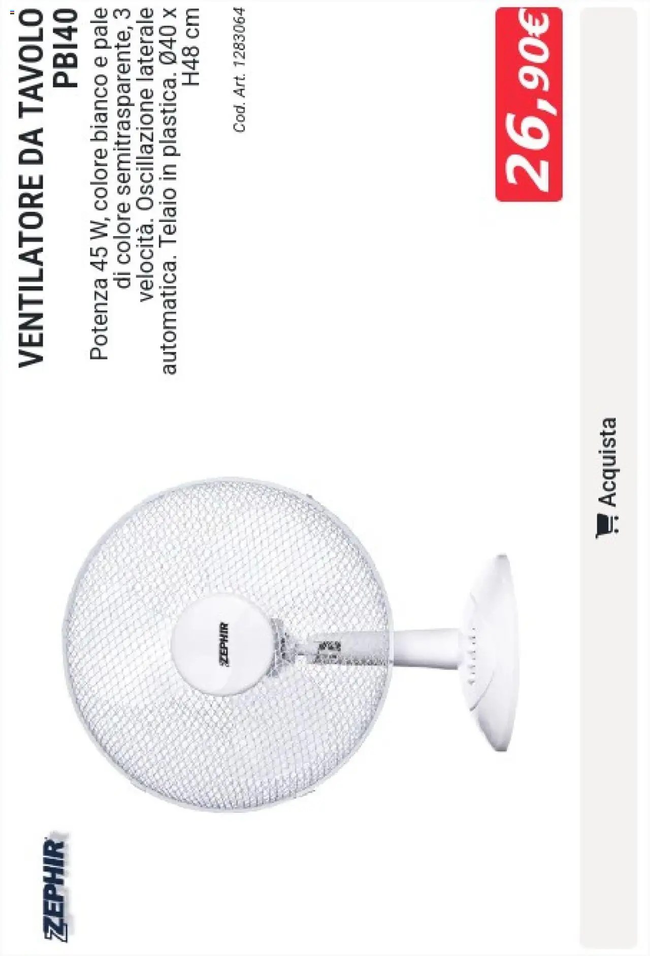 Volantino Brico io del 01.03.2025 | Pagina: 61 | Prodotti: Ventilatore, Tavolo