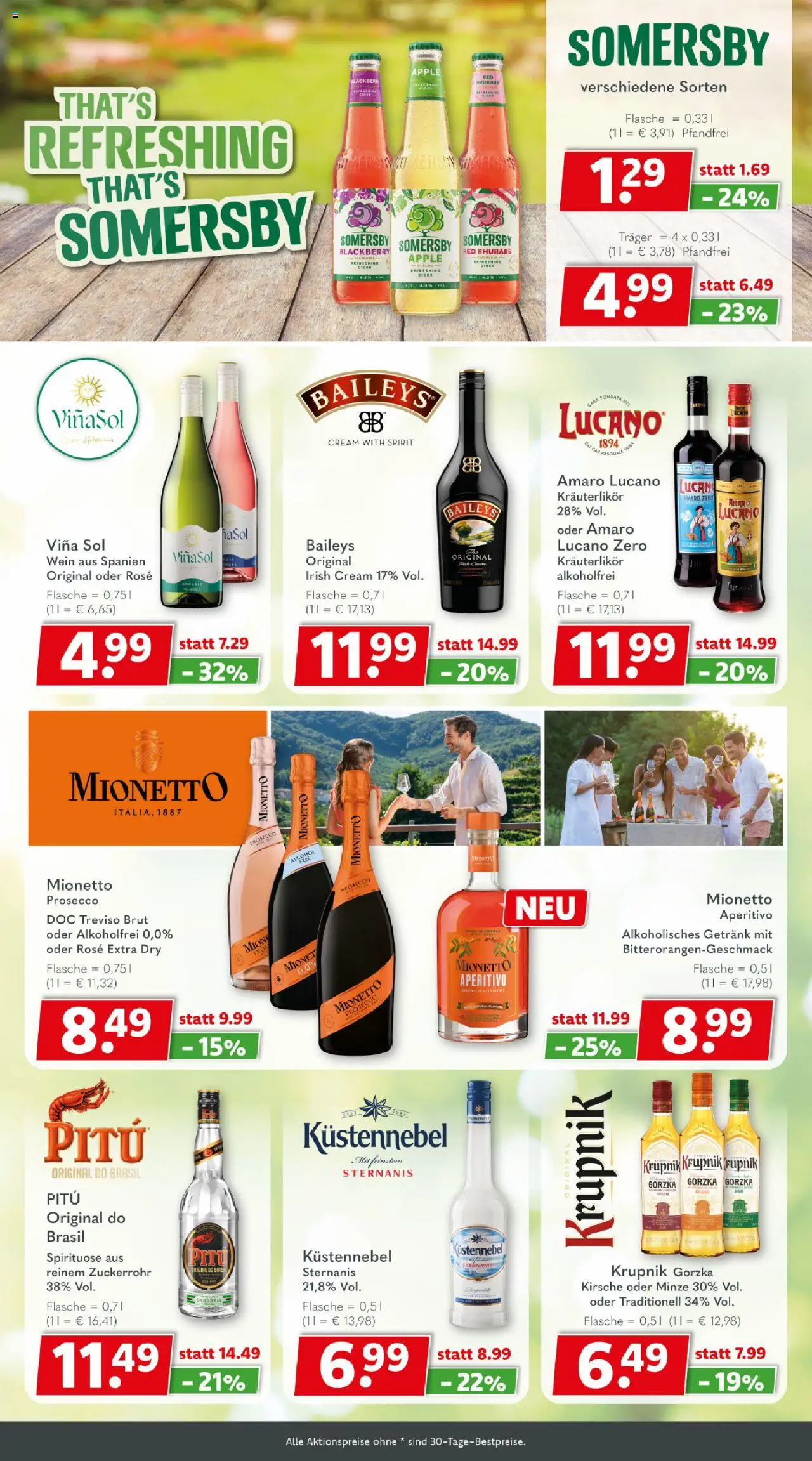 Getränkeland Prospekt 	 - gültig ab dem 18.08.2025 | Seite: 8 | Produkte: Apple, Prosecco, Baileys, Wein