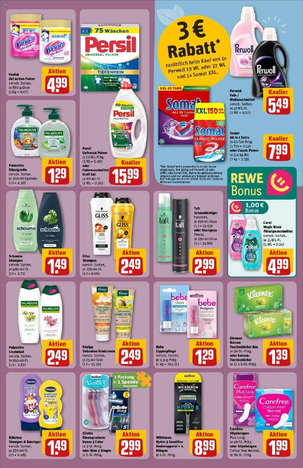 Rewe prospekt Bielefeld	 – gültig ab 19.10.2025 | Seite: 31 | Produkte: Schauma shampoo, Box, Duschgel, Lip Balm