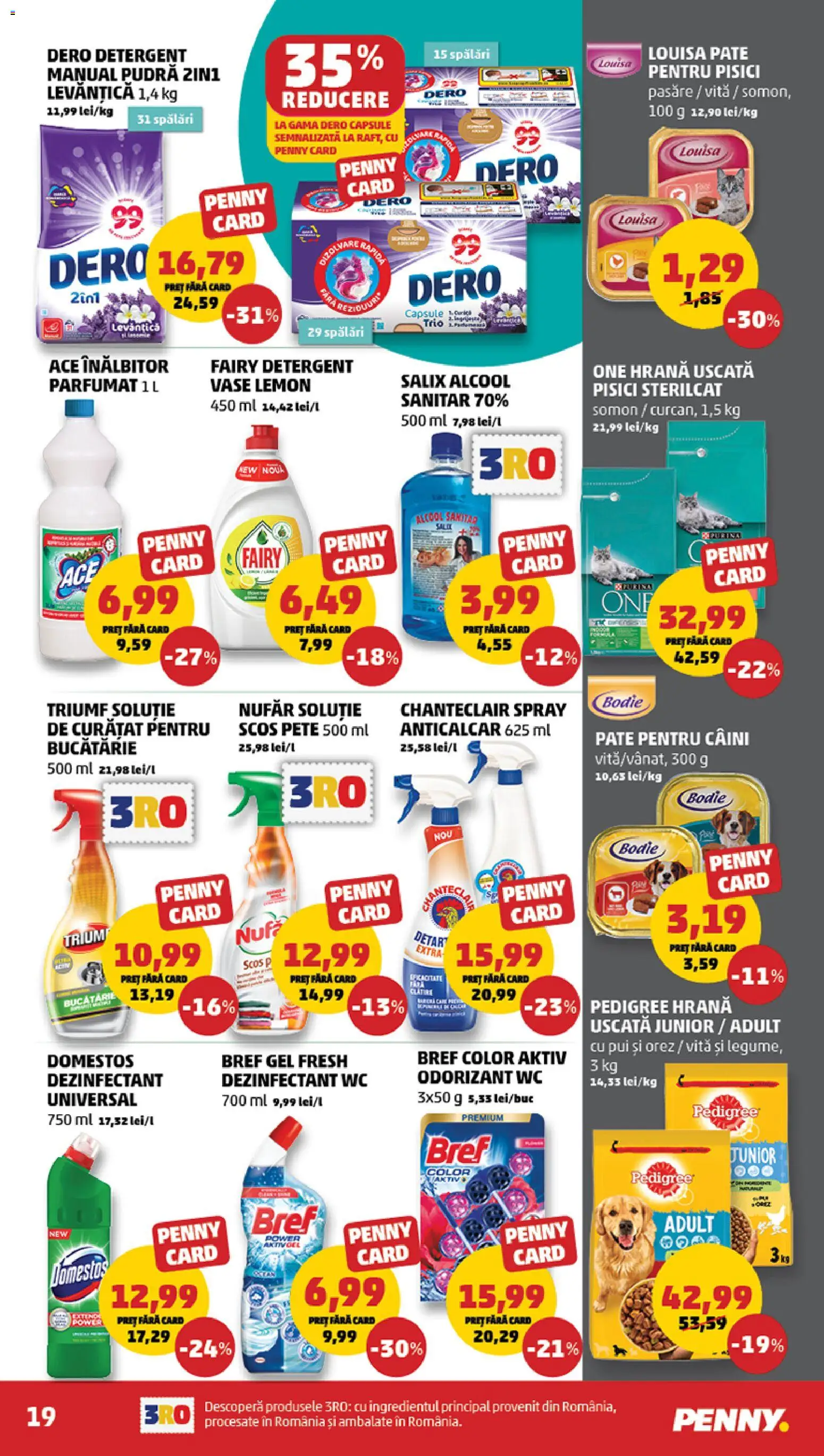Noul catalog PENNY – valabil de la 14.01.2026 | Pagină: 19 | Produse: Pate, Pudră, Orez, Detergent