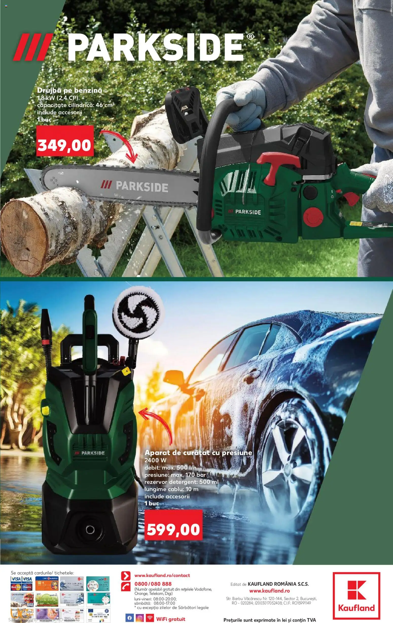 Kaufland RO akciós ujság - amely érvényes a következő dátumtól: 04.03.2026 | Oldal: 32 | Termékek: Parkside