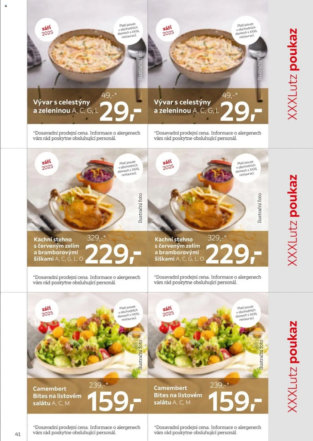 XXXLutz leták - Být věrným zákazníkem se vyplatí od 01.08.2025 | Strana: 40 | Produkty: Vývar, Camembert