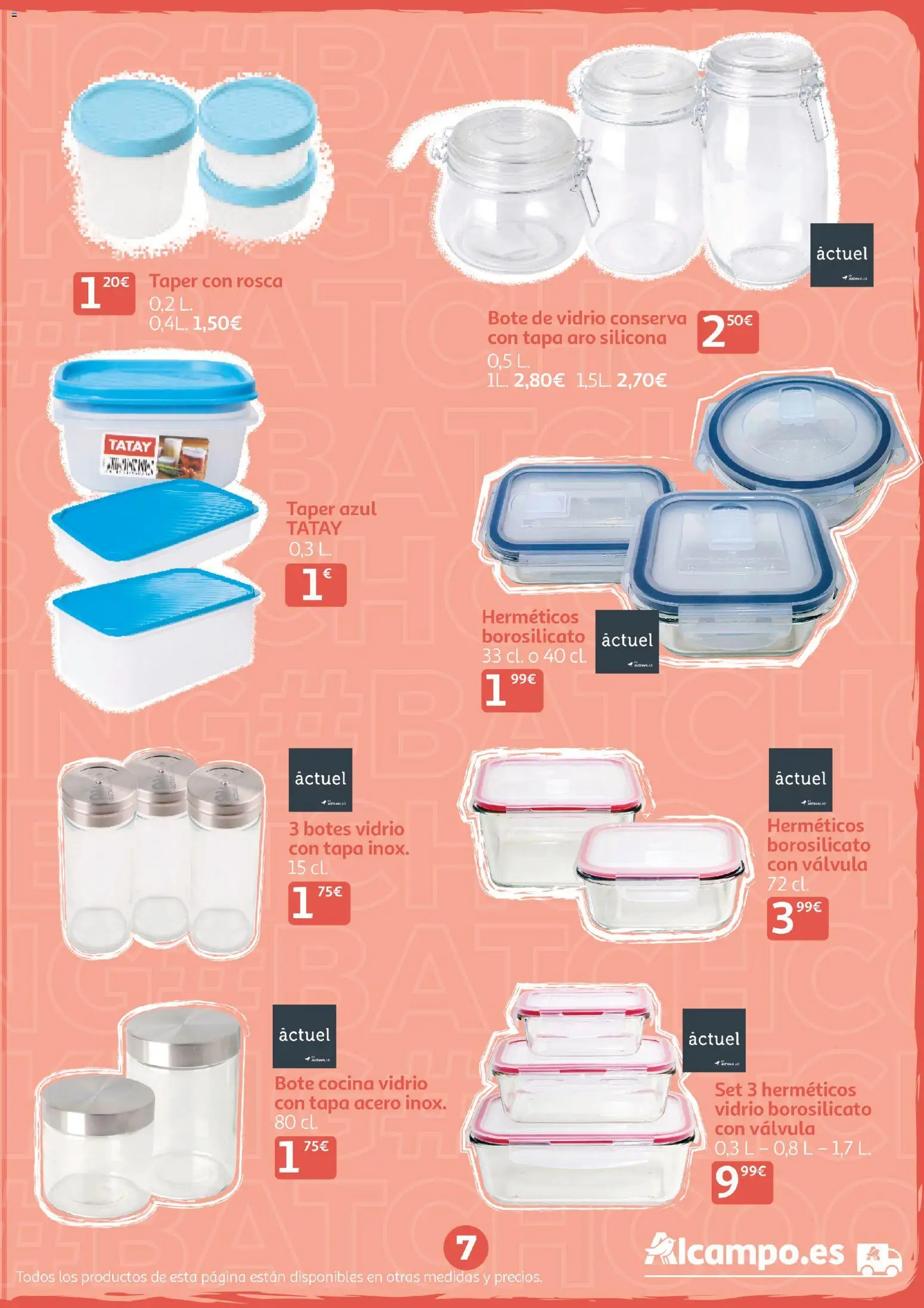 Alcampo - Batchcooking 2026 │ válido desde el 15.01.2026 | Página: 7 | Productos: Cocina