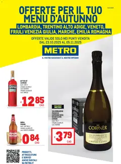 Anteprima del volantino Volantino Metro	 valido a partire dal 23.10.2025