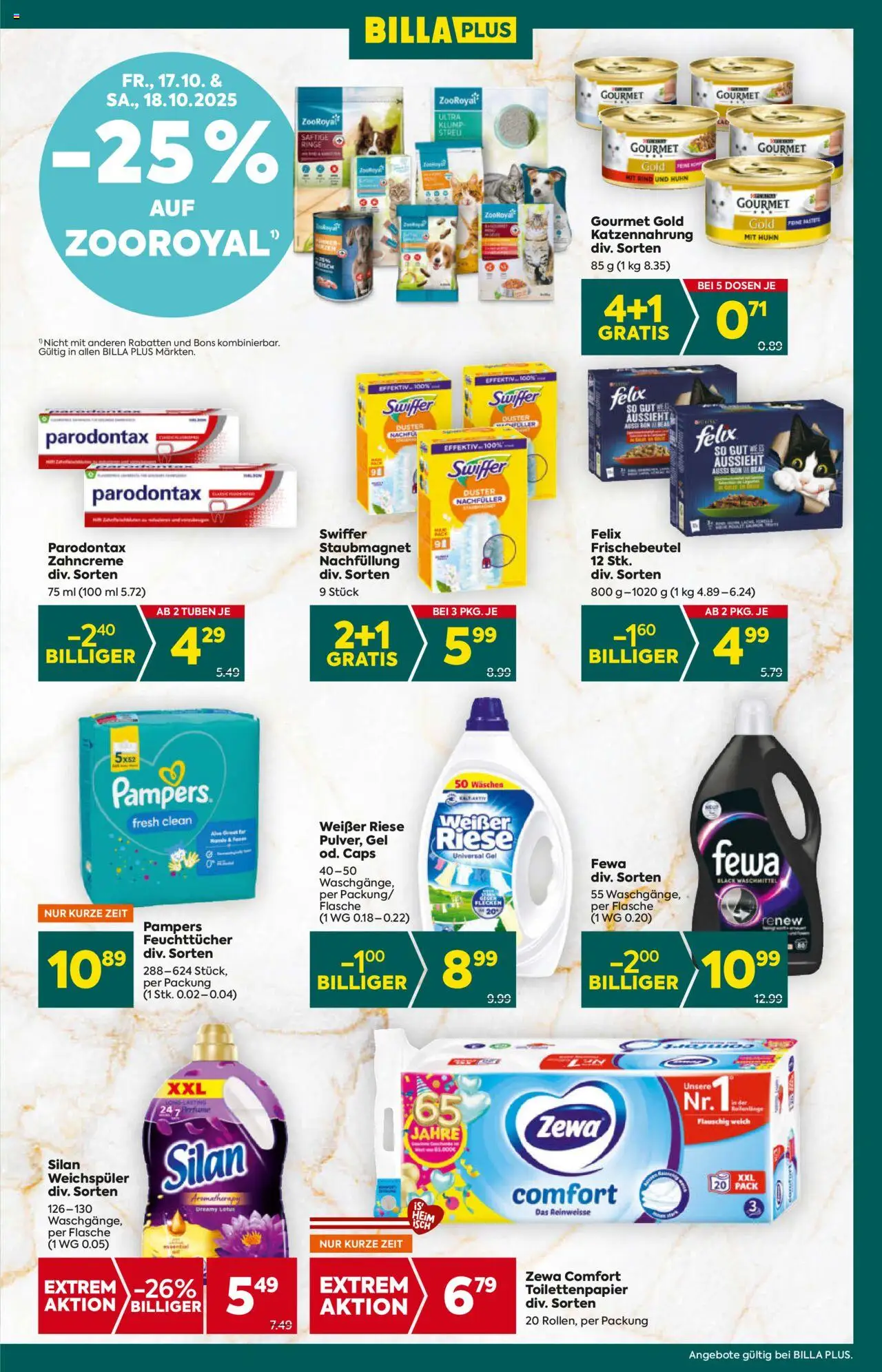 Billa Plus Flugblatt - Kärnten gültig ab 16.10.2025 | Seite: 15 | Produkte: Pampers, Weichspüler, Waschmittel