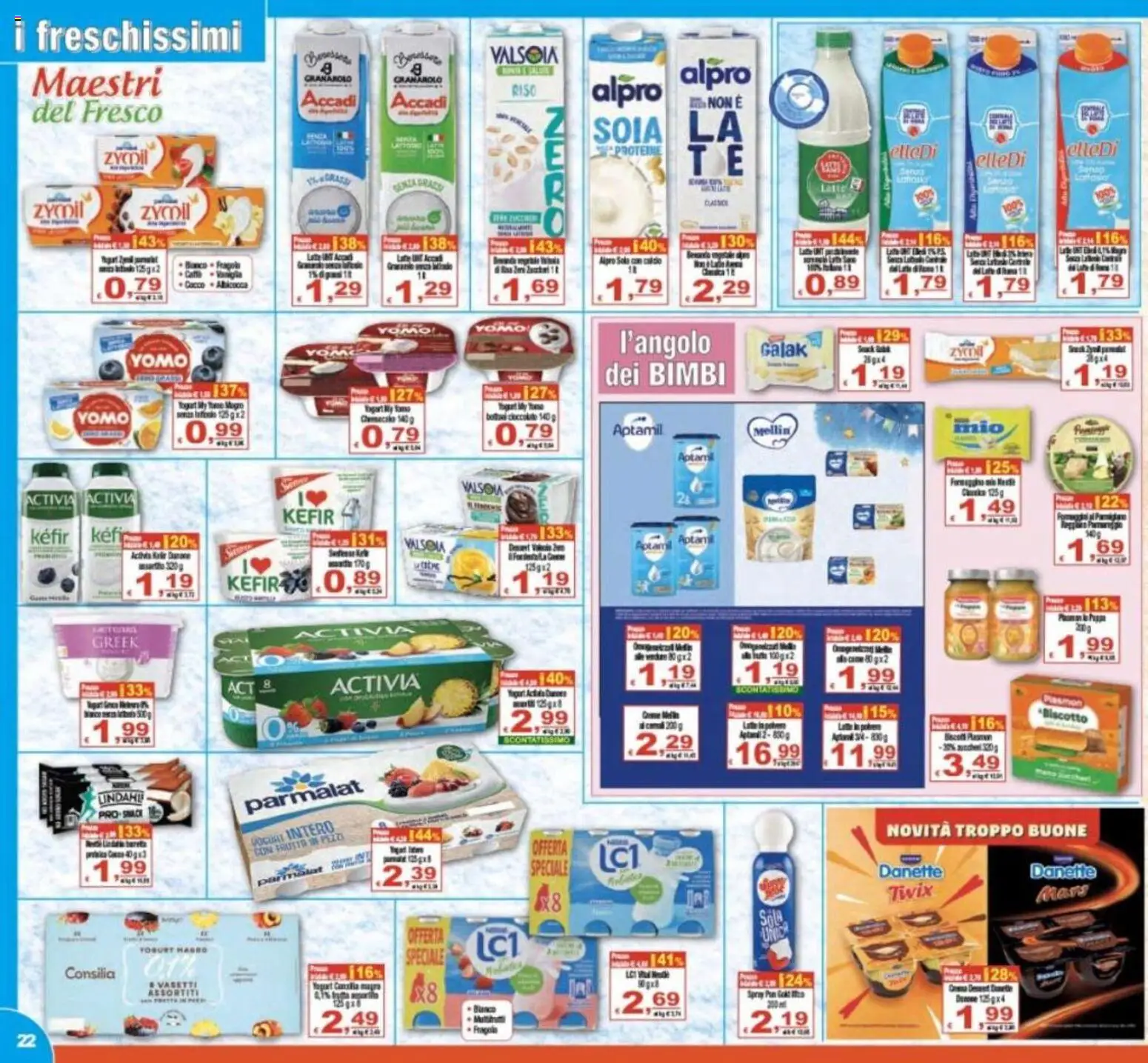 Volantino CTS del 16.12.2025 | Pagina: 22 | Prodotti: Yogurt, Riso, Latte