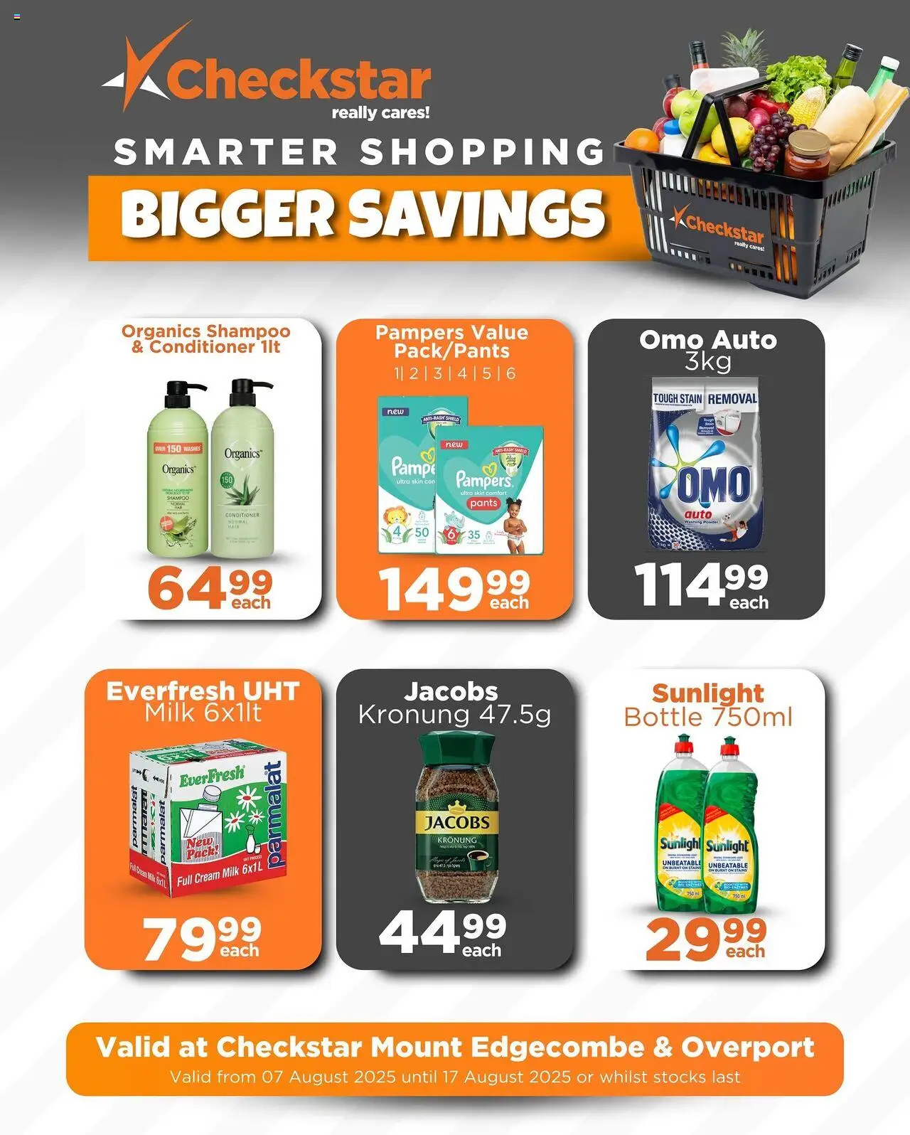 Check Star Specials Mount Edgecombe and Overport │ valid from 07.08.2025 | Page: 11 | Products: Powder, Shampoo, Conditioner, Washing powder