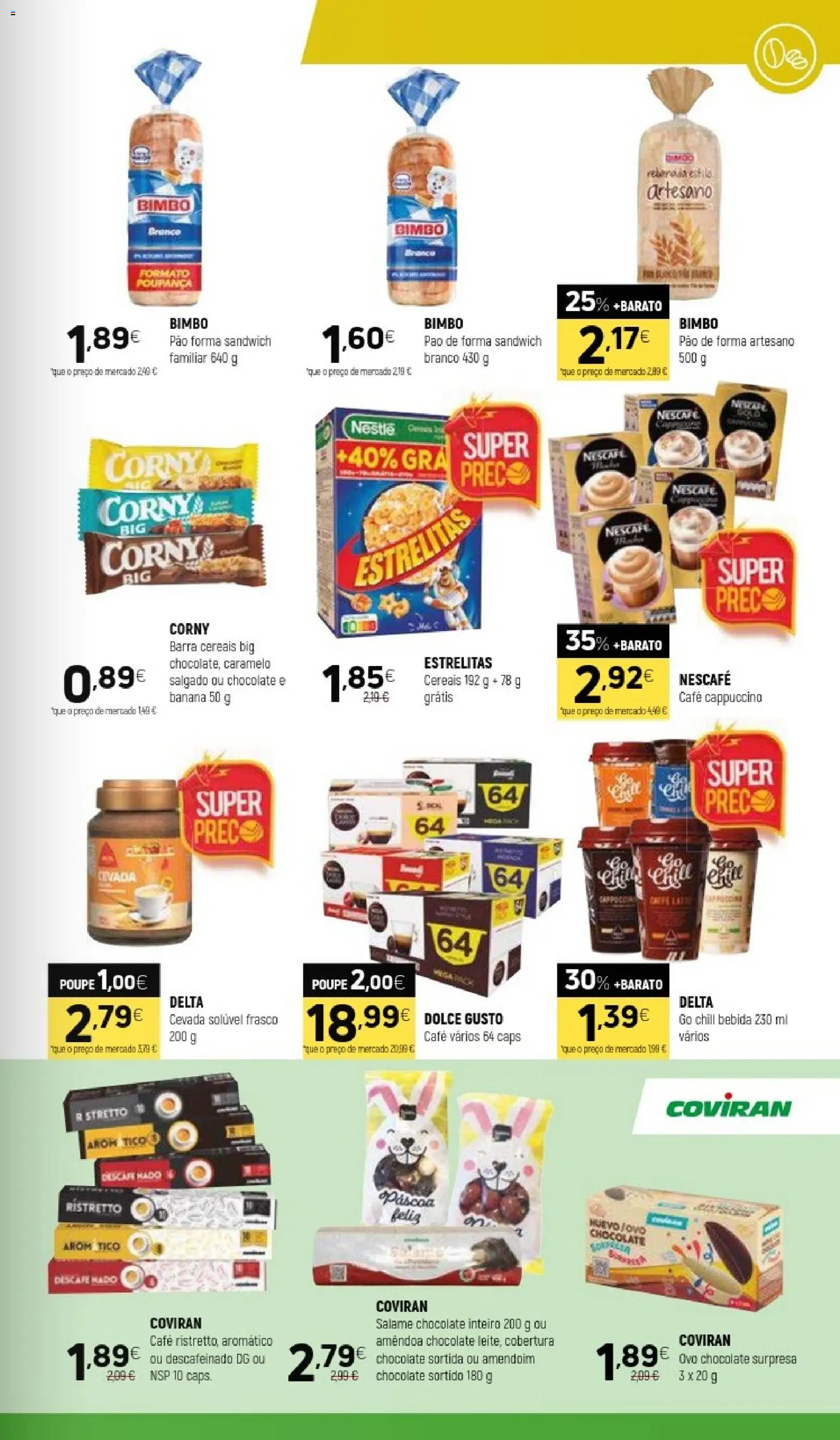Coviran - folheto │ válido de 24.03.2026 | Página: 15 | Produtos: Nestlé, Chocolate, Salame, Cereais