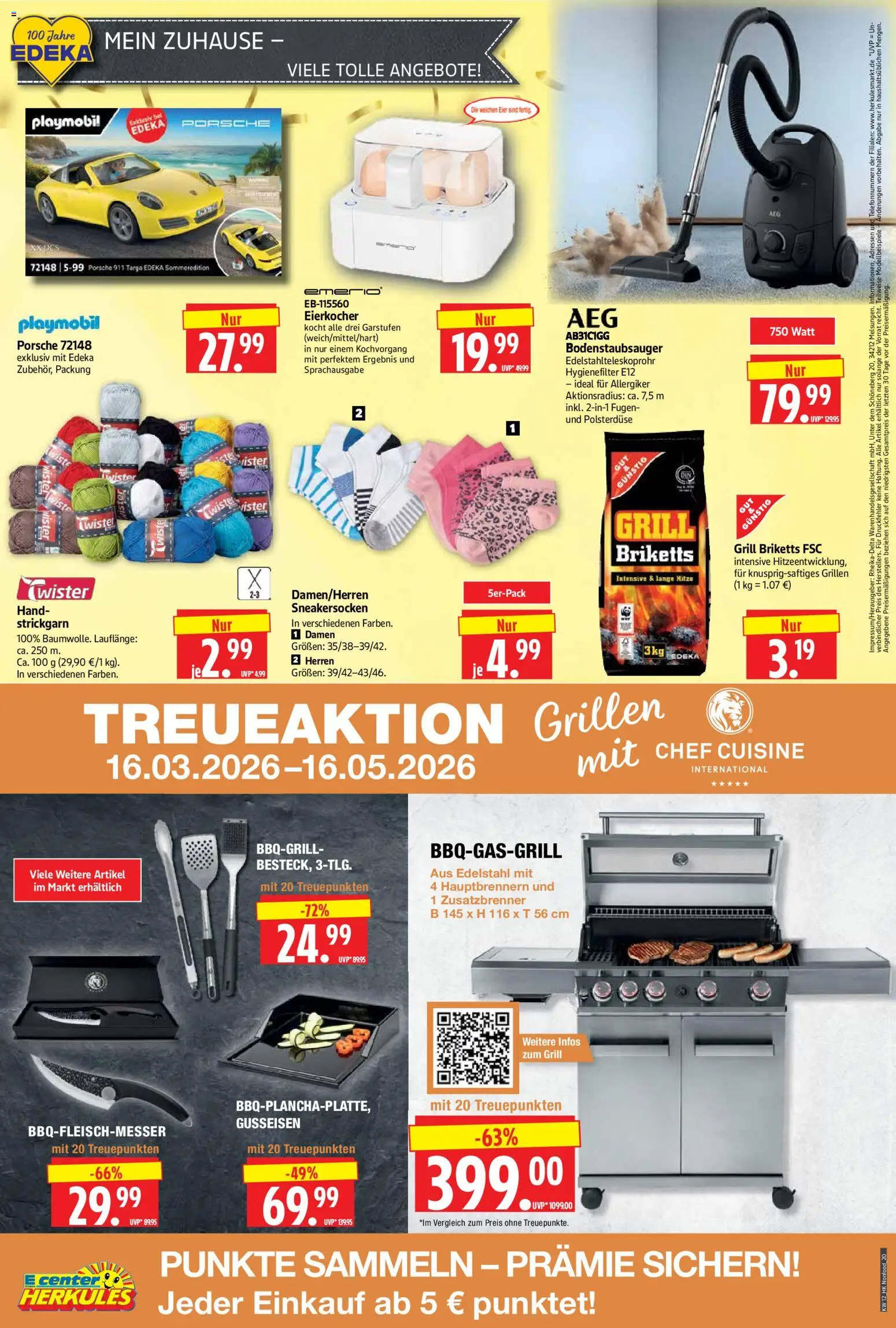 HERKULES Prospekt 	 – gültig ab 16.03.2026 | Seite: 20 | Produkte: Grill, Eierkocher