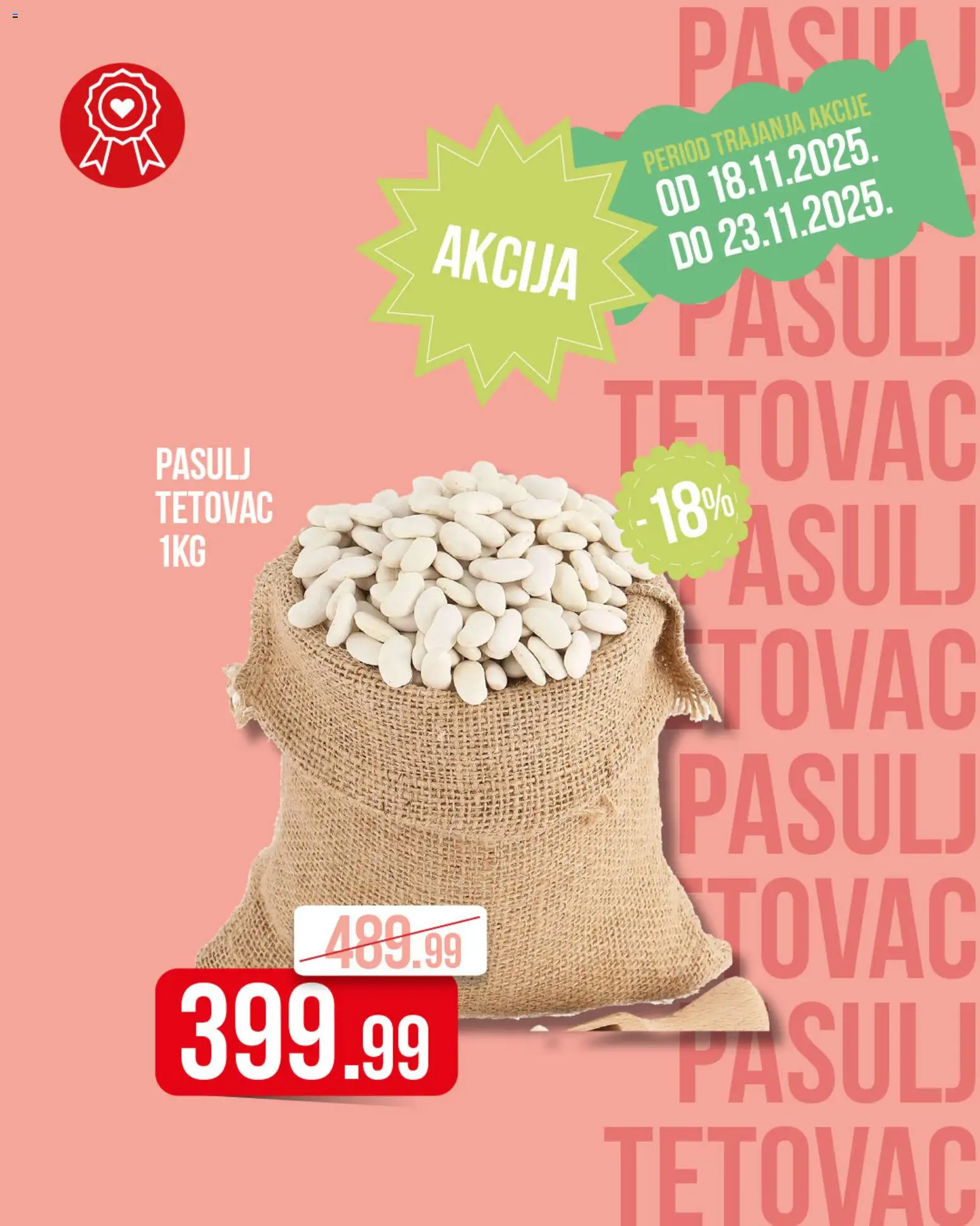 Metalac Proleter katalog - važi od 18.11.2025 | Strana: 3 | Proizvode: Pasulj