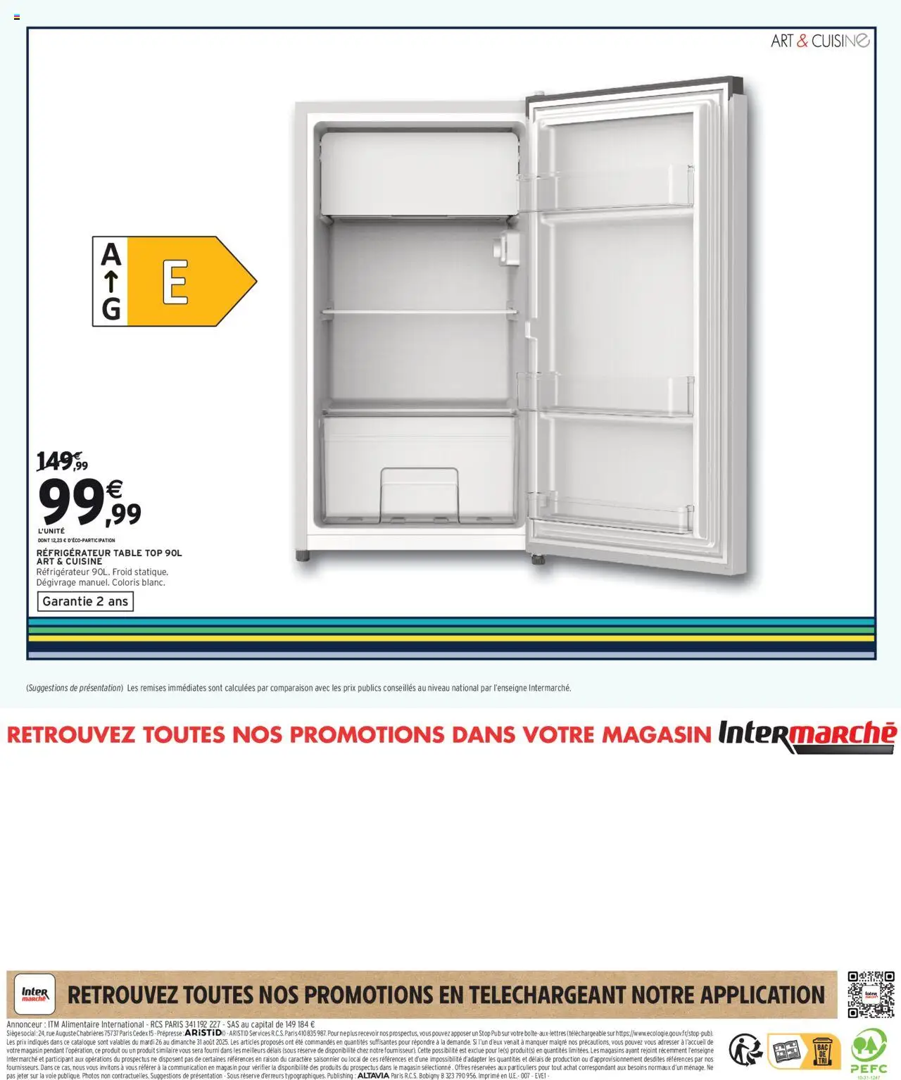  | Page: 8 | Produits: Réfrigérateur, Table