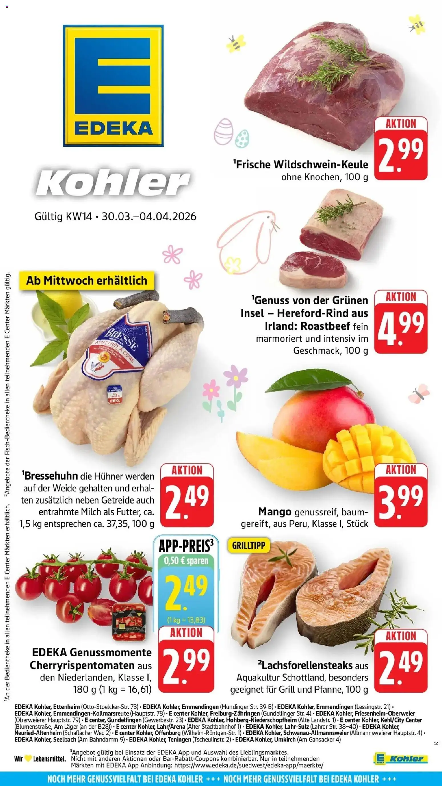 Edeka prospekt Ettenheim	 – gültig ab 29.03.2026 | Seite: 55 | Produkte: Milch, Roastbeef, Mango, Getreide