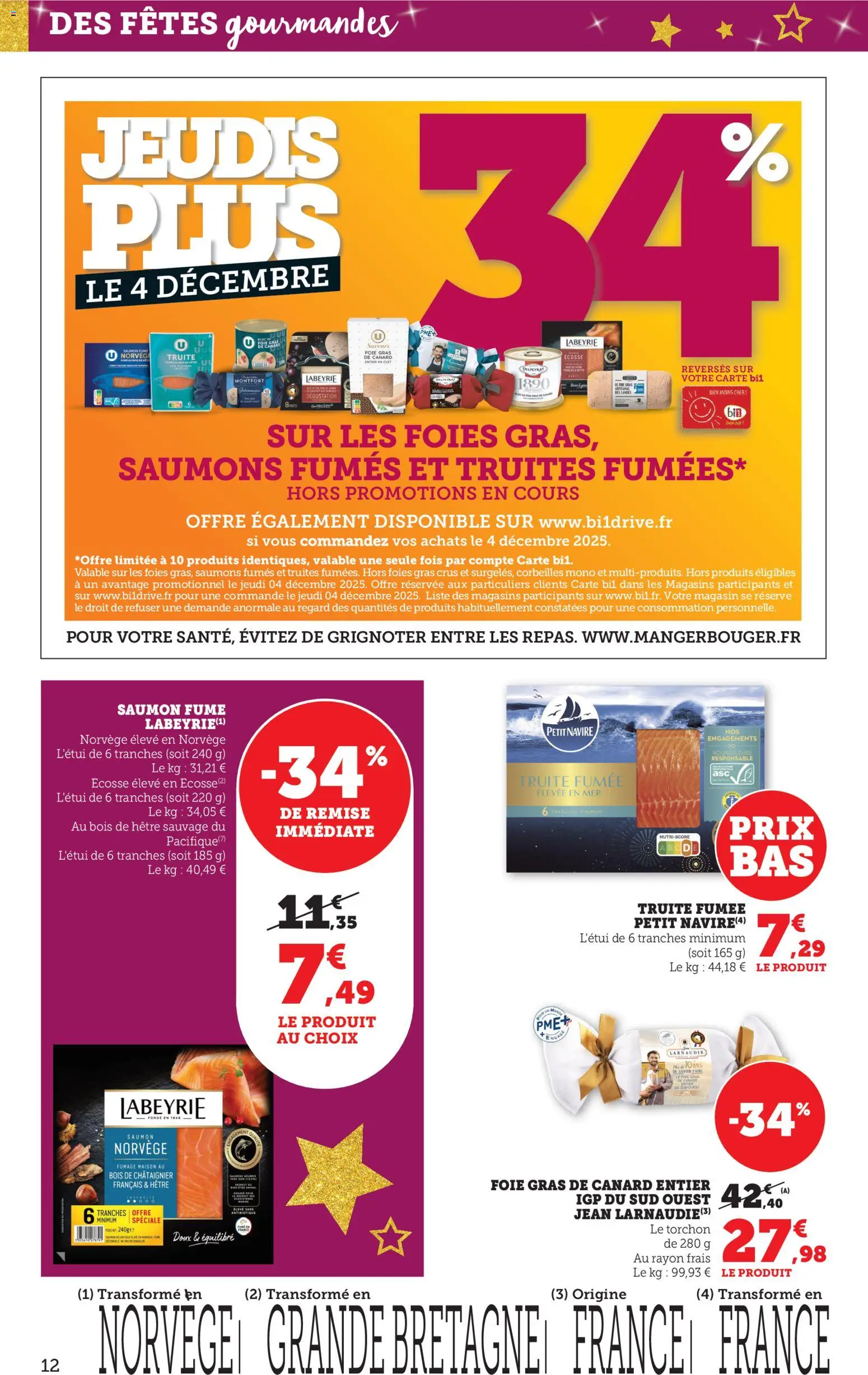 {H1} | Page: 13 | Produits: Foie Gras de Canard, Gras de canard entier, Saumon fumé, Saumon