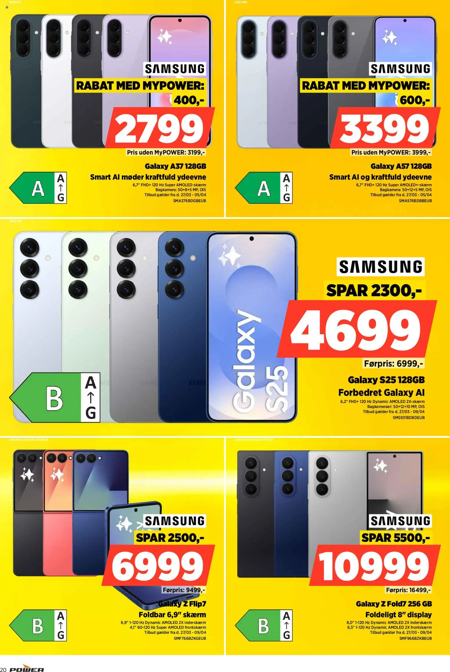 Power tilbudsavis – gyldig fra 01.04.2026 | Side: 20 | Produkter: Skærm
