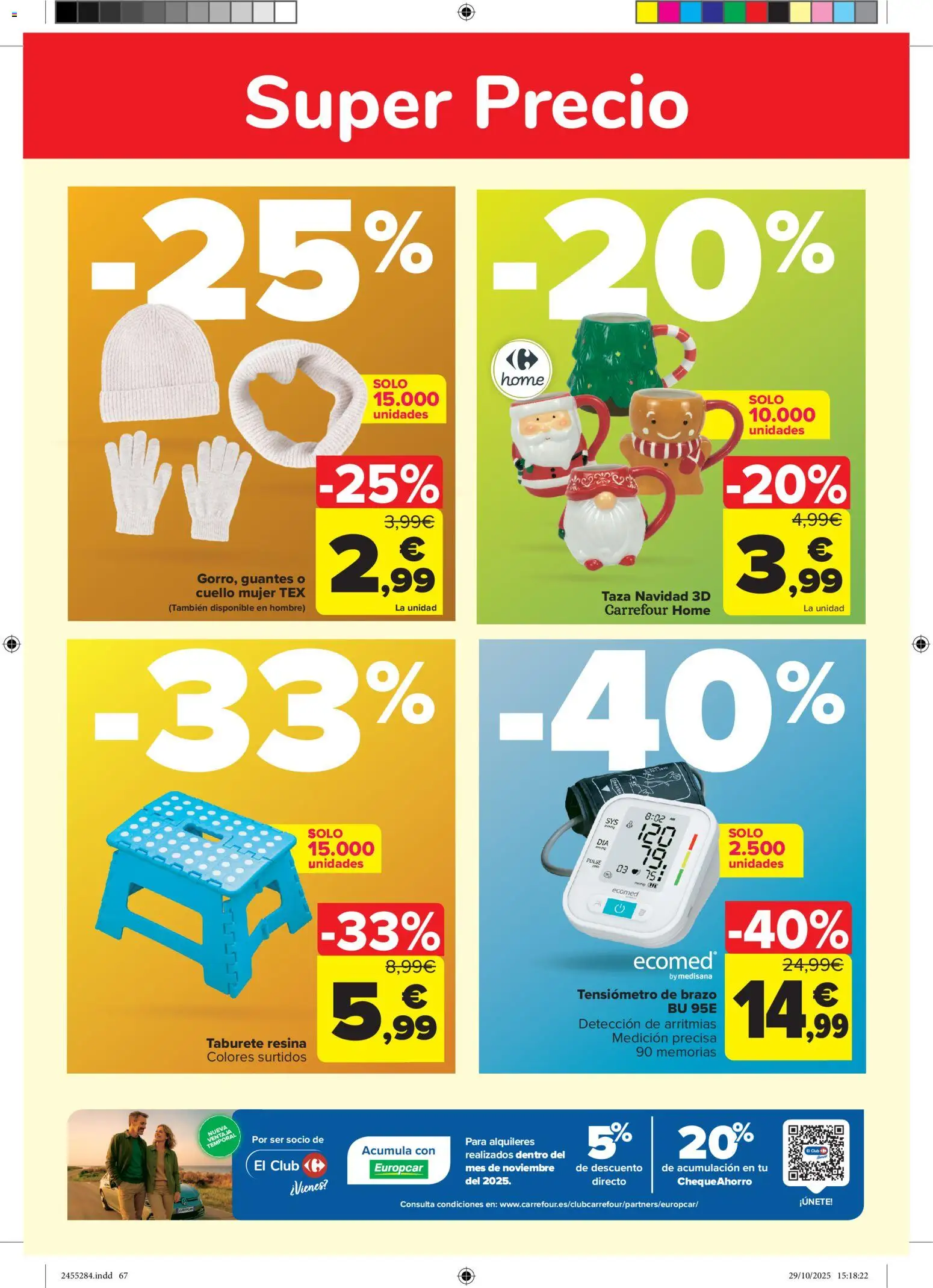 Carrefour folleto │ válido desde el 14.11.2025 | Página: 71 | Productos: Taburete, Guantes