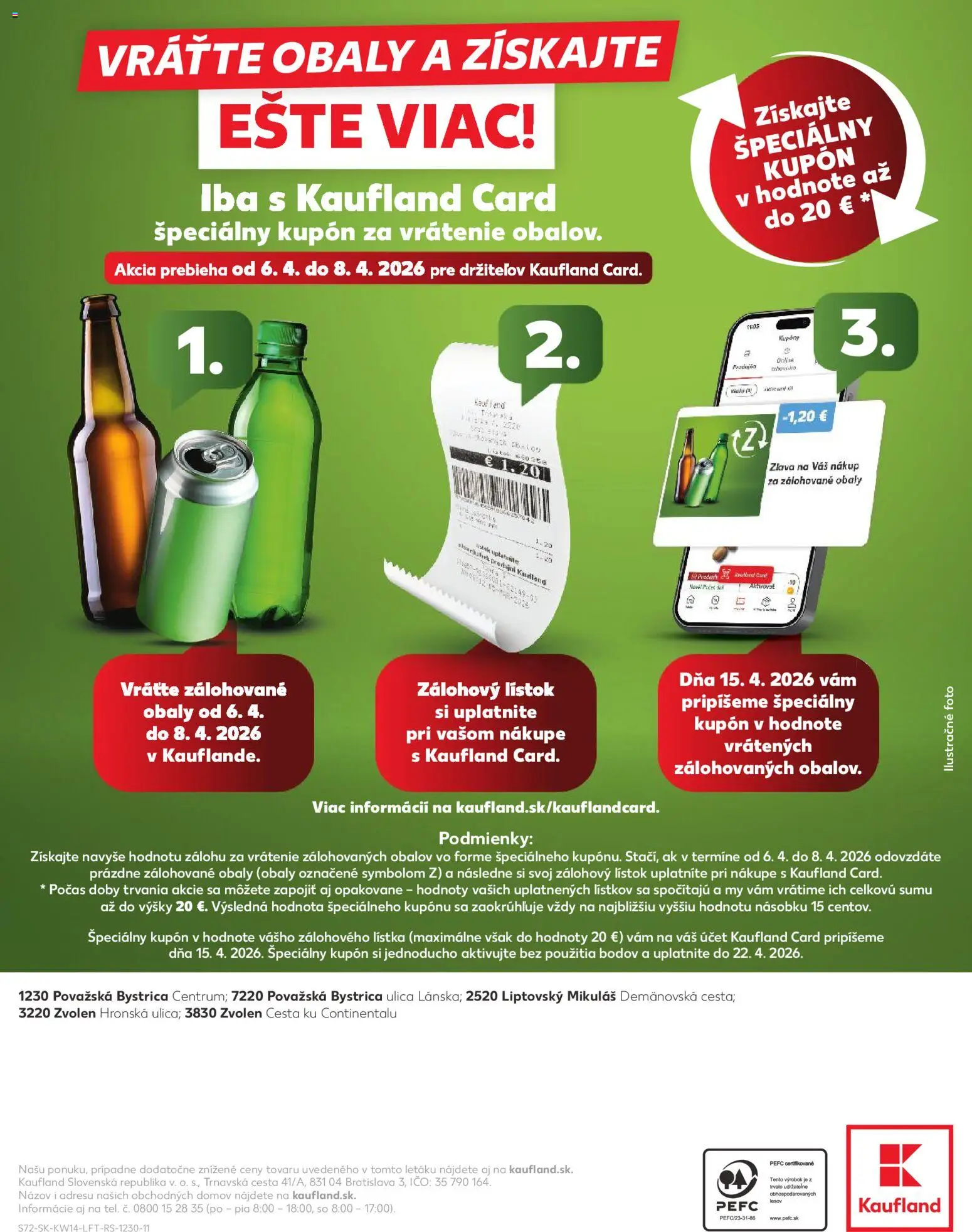 Nové Kaufland akcie – leták je platný od 01.04.2026 | Strana: 72
